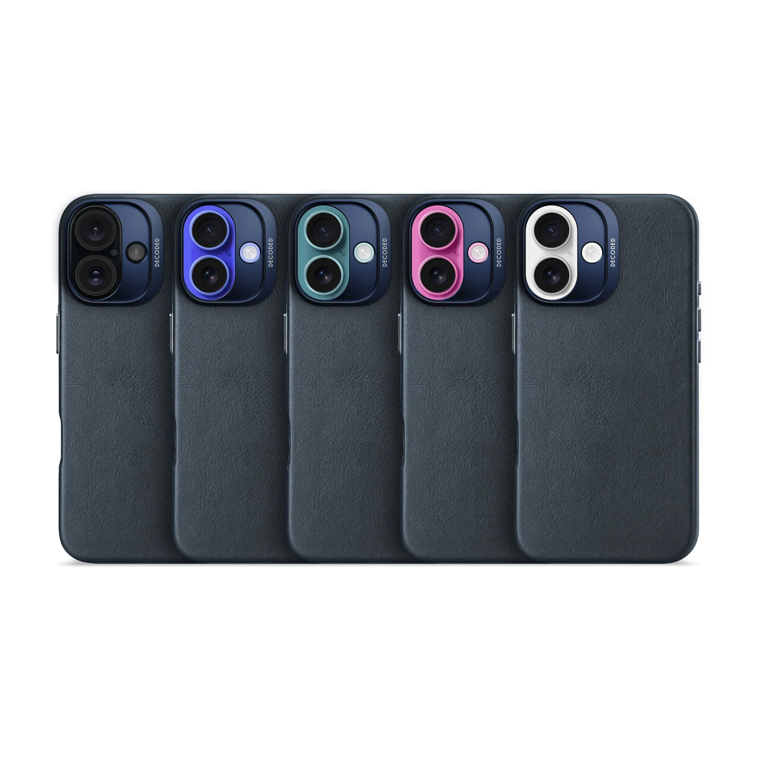 Decoded Leren hoesje voor iPhone 16 - Marineblauw - Image 9