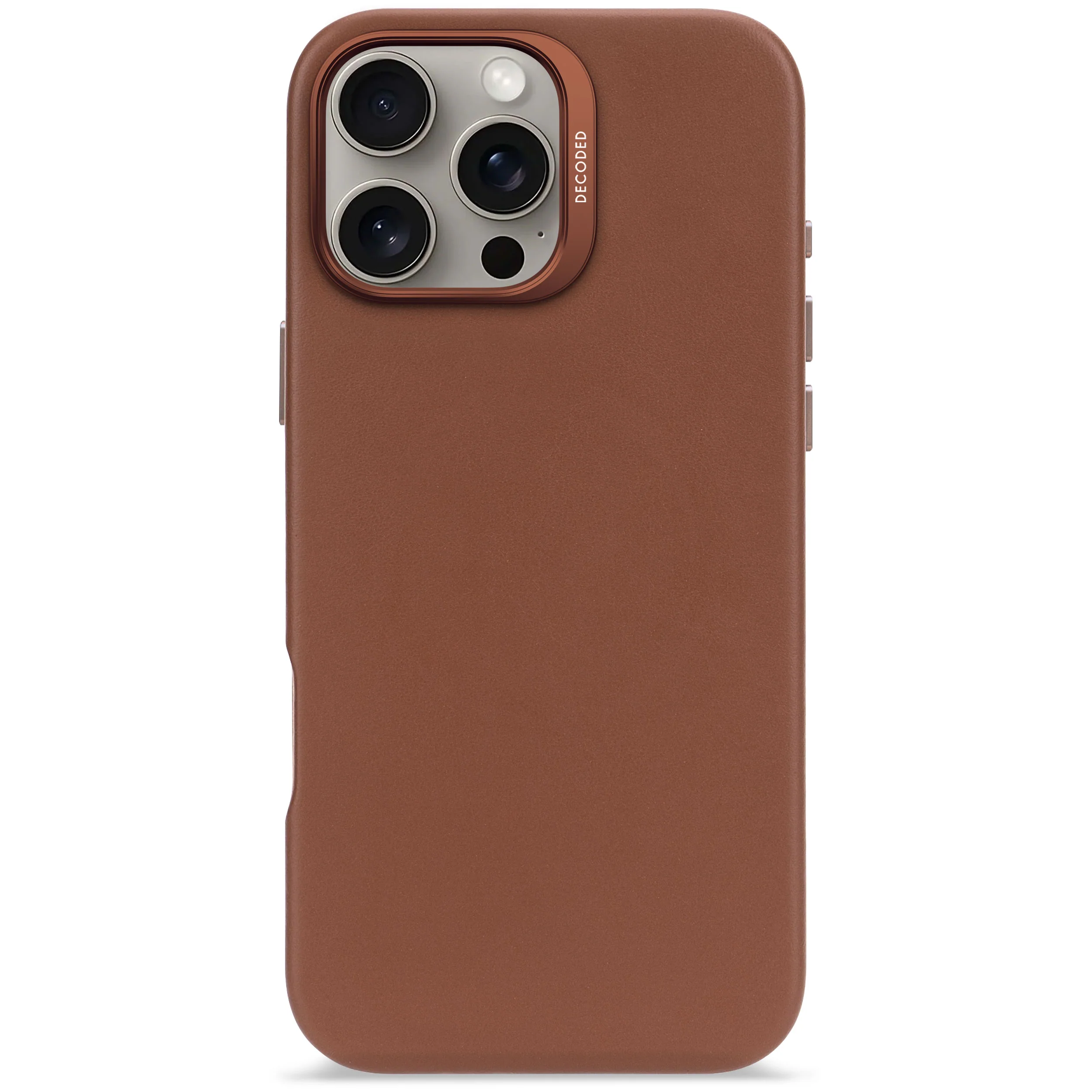 EOL Decoded Leren hoesje voor iPhone 16 Pro Max - Bruin