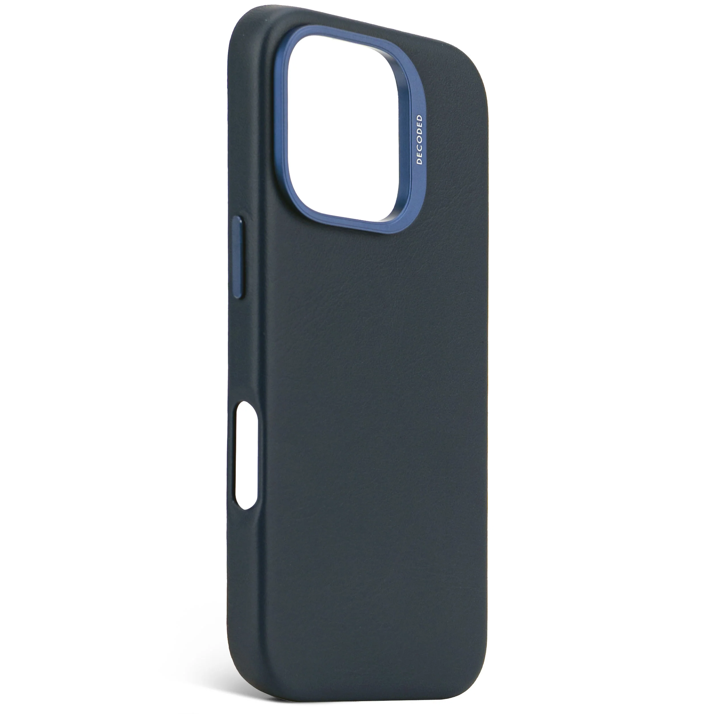 Decoded Leren hoesje voor iPhone 16 Pro - Marineblauw - Image 3