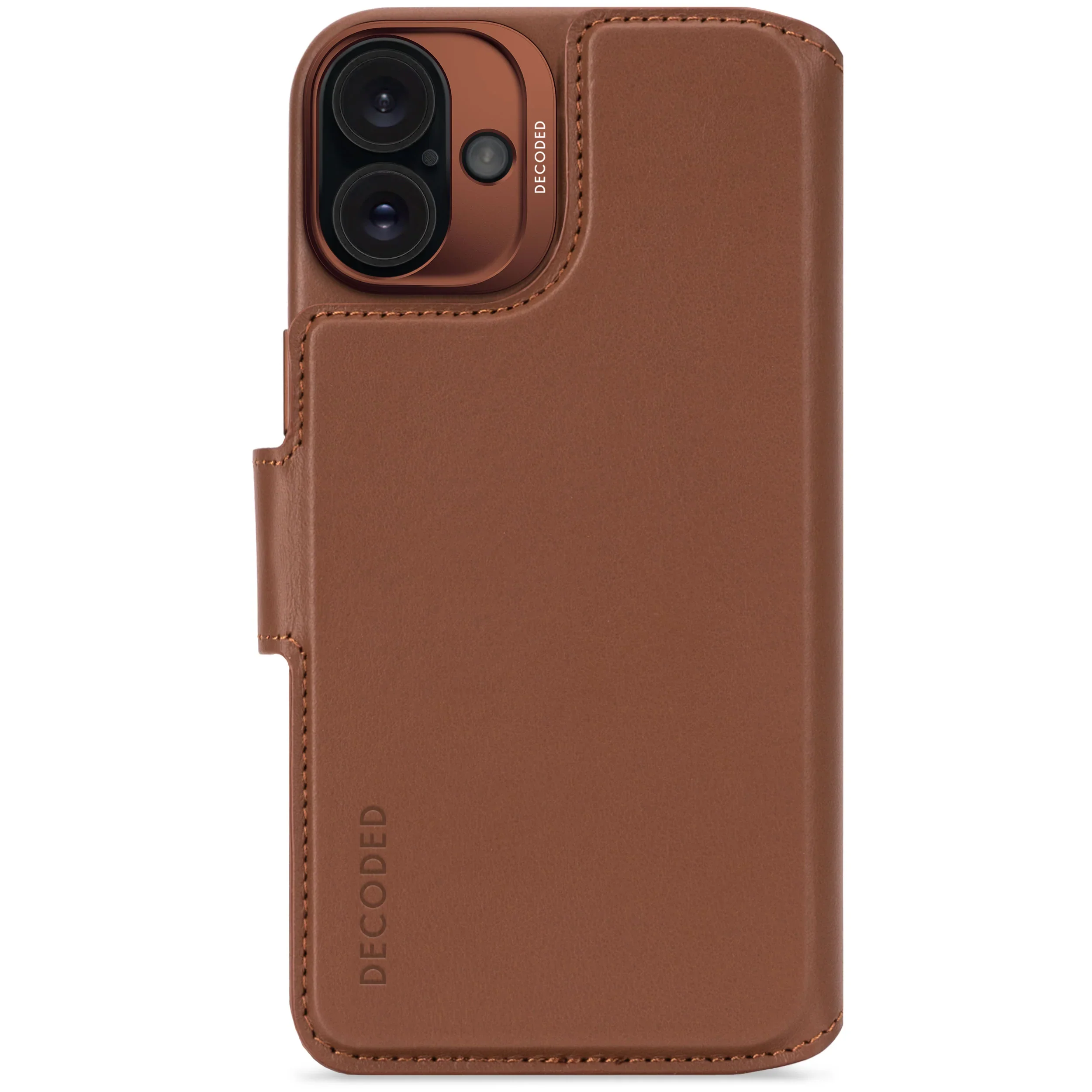 EOL Decoded Detachable Wallet voor iPhone 16 Plus - Bruin