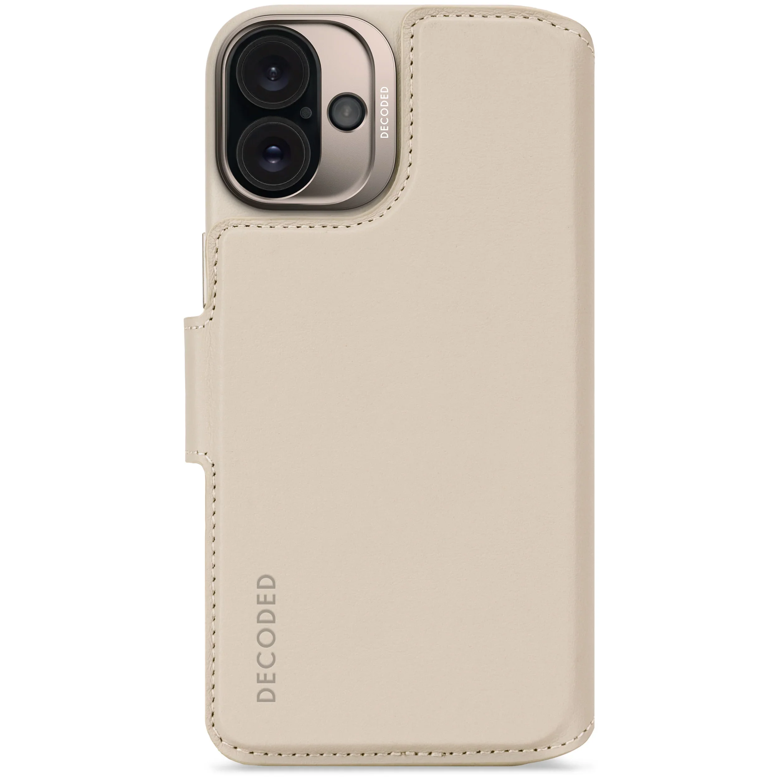 EOL Decoded Detachable Wallet voor iPhone 16 Plus - Klei