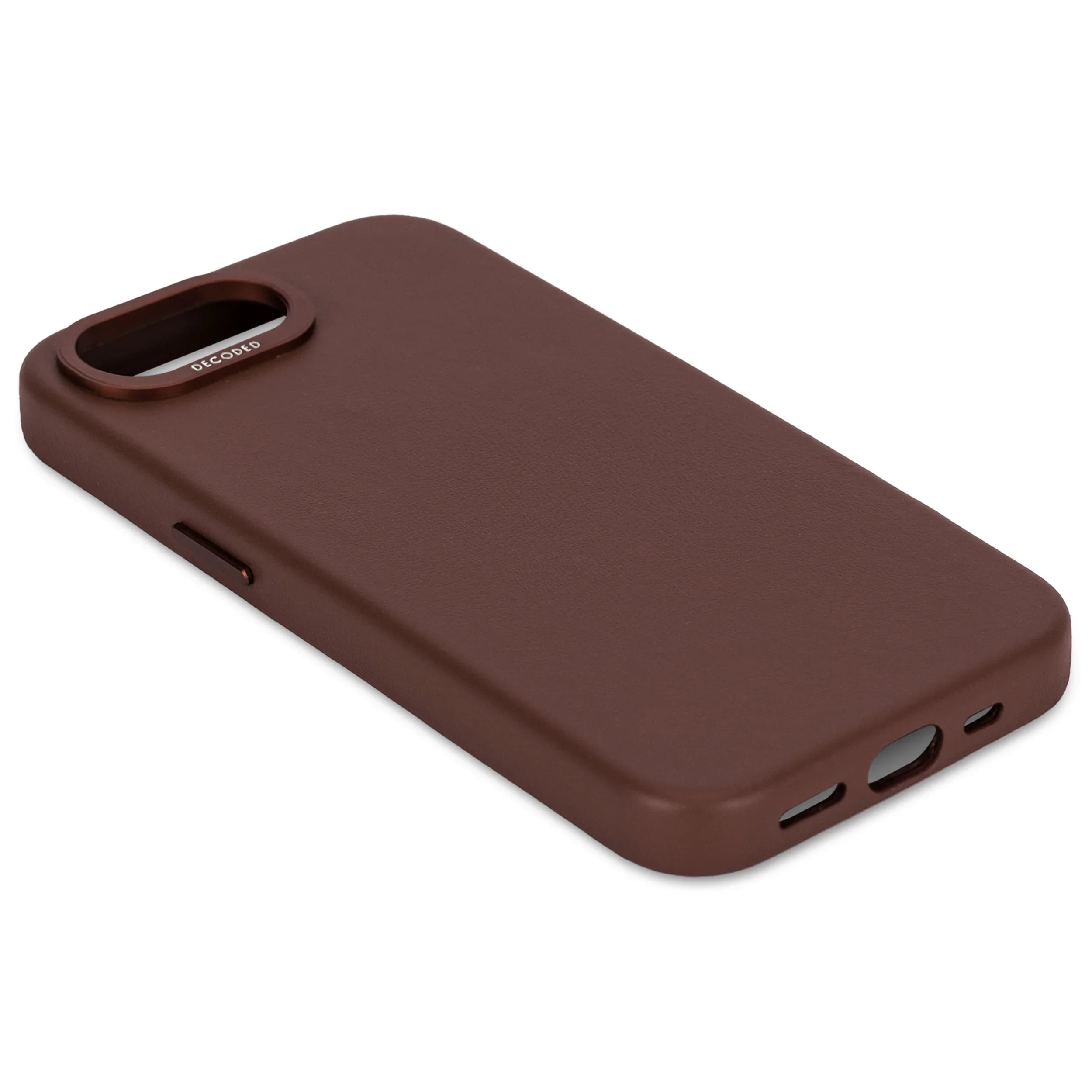 EOL Decoded Leren hoesje voor iPhone 17e/16e - Chocolade bruin - Image 2