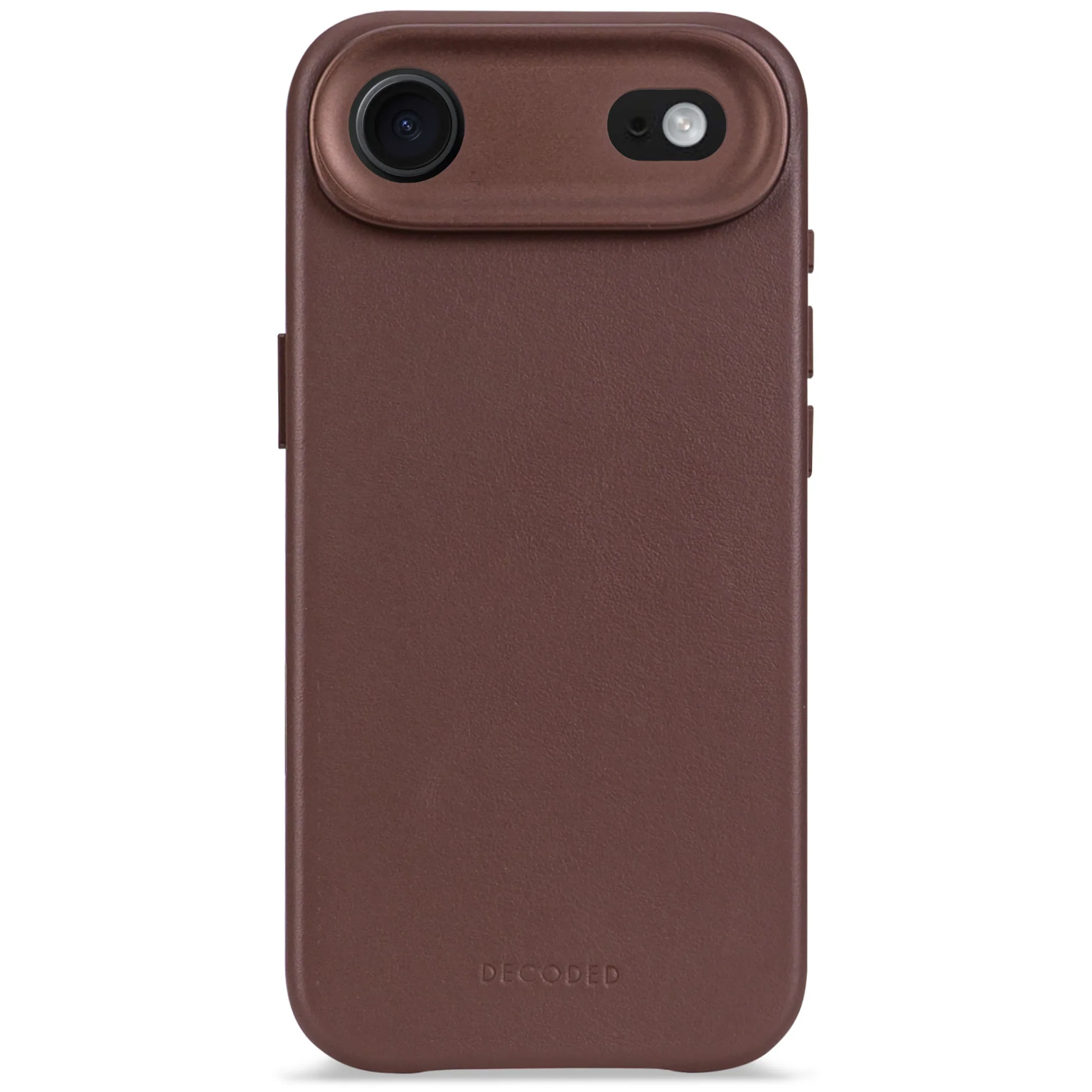 Decoded Leren hoesje voor iPhone Air - Chocoladebruin
