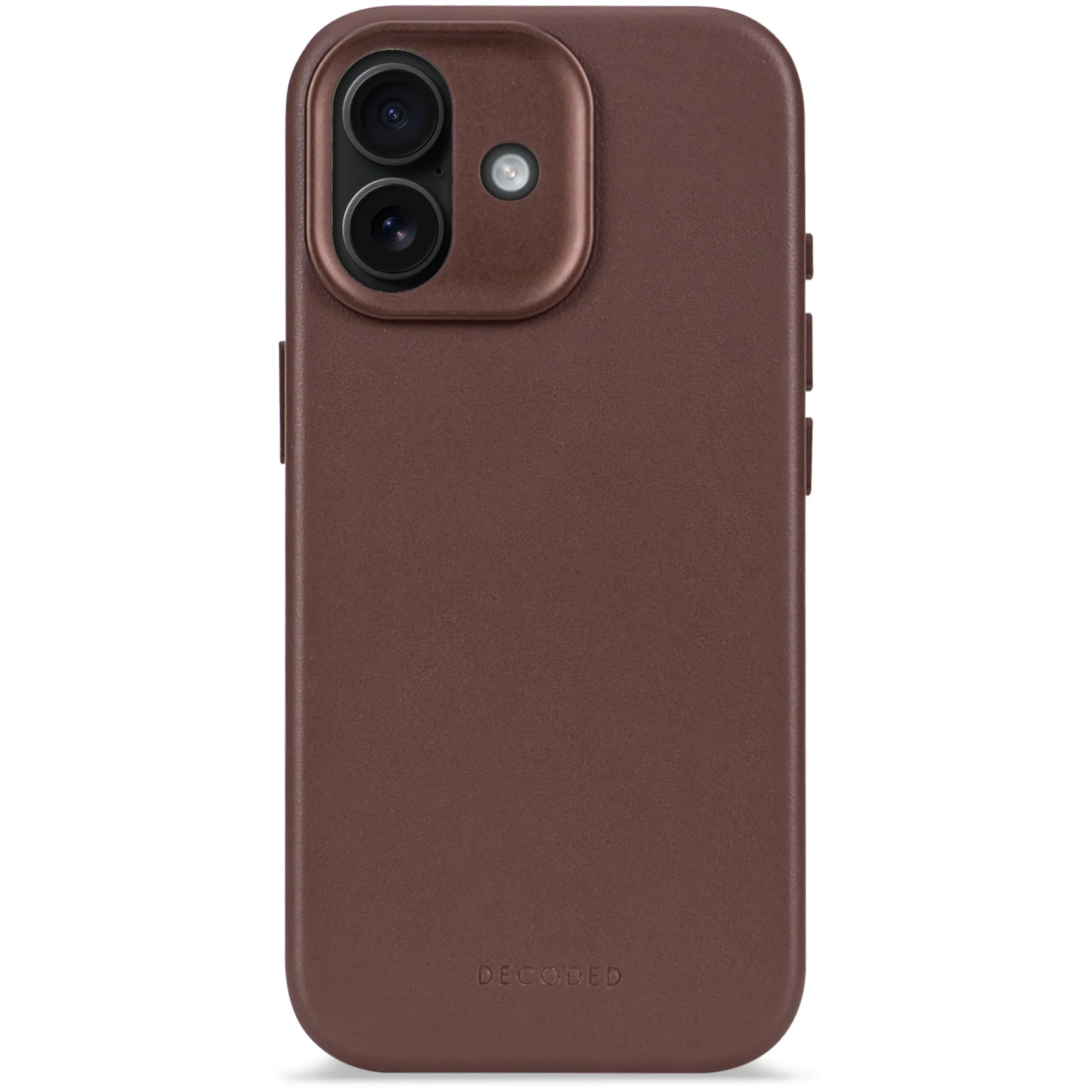 Decoded Leren hoesje voor iPhone 17 - Chocoladebruin