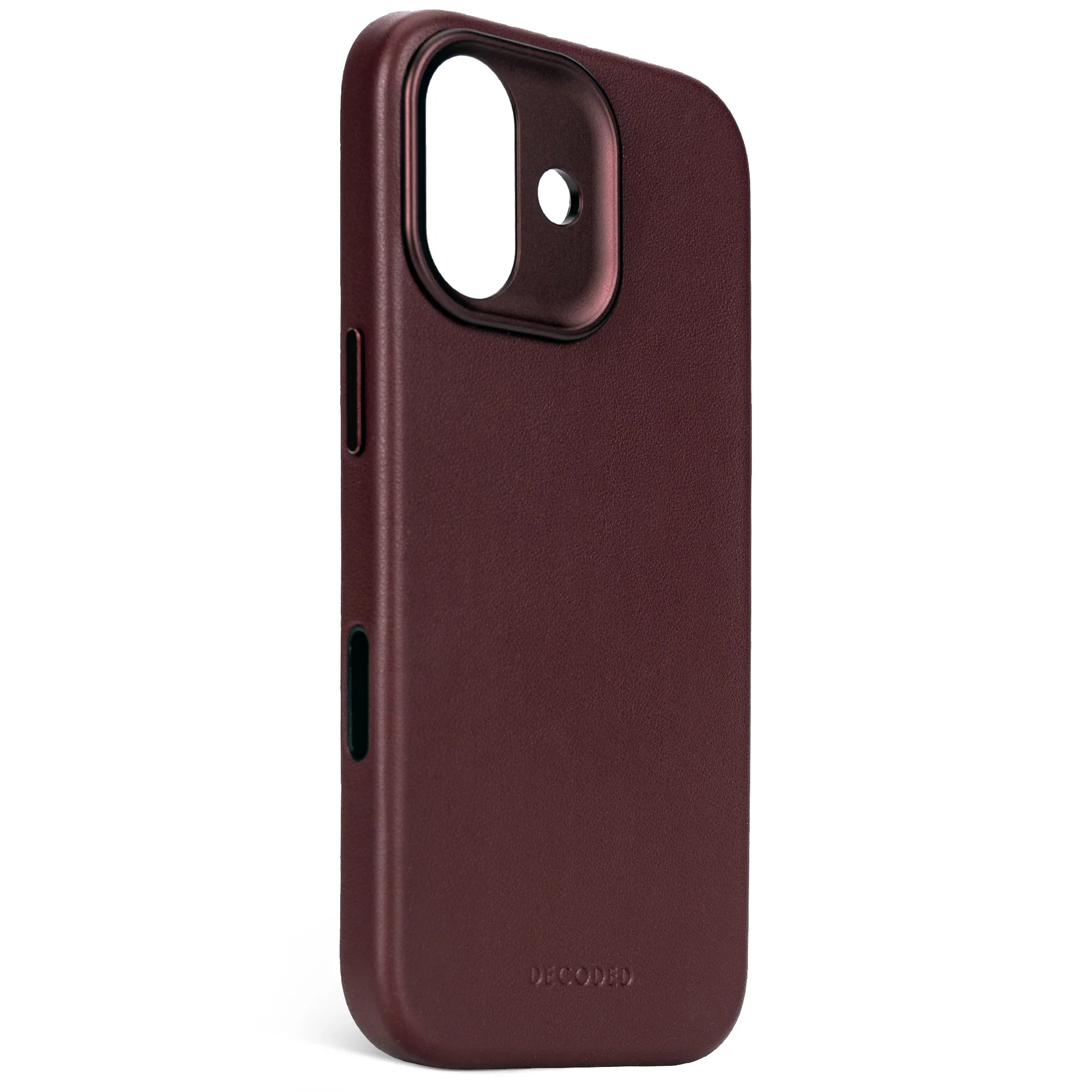 Decoded Leren hoesje voor iPhone 17 - Dark ruby - Image 2