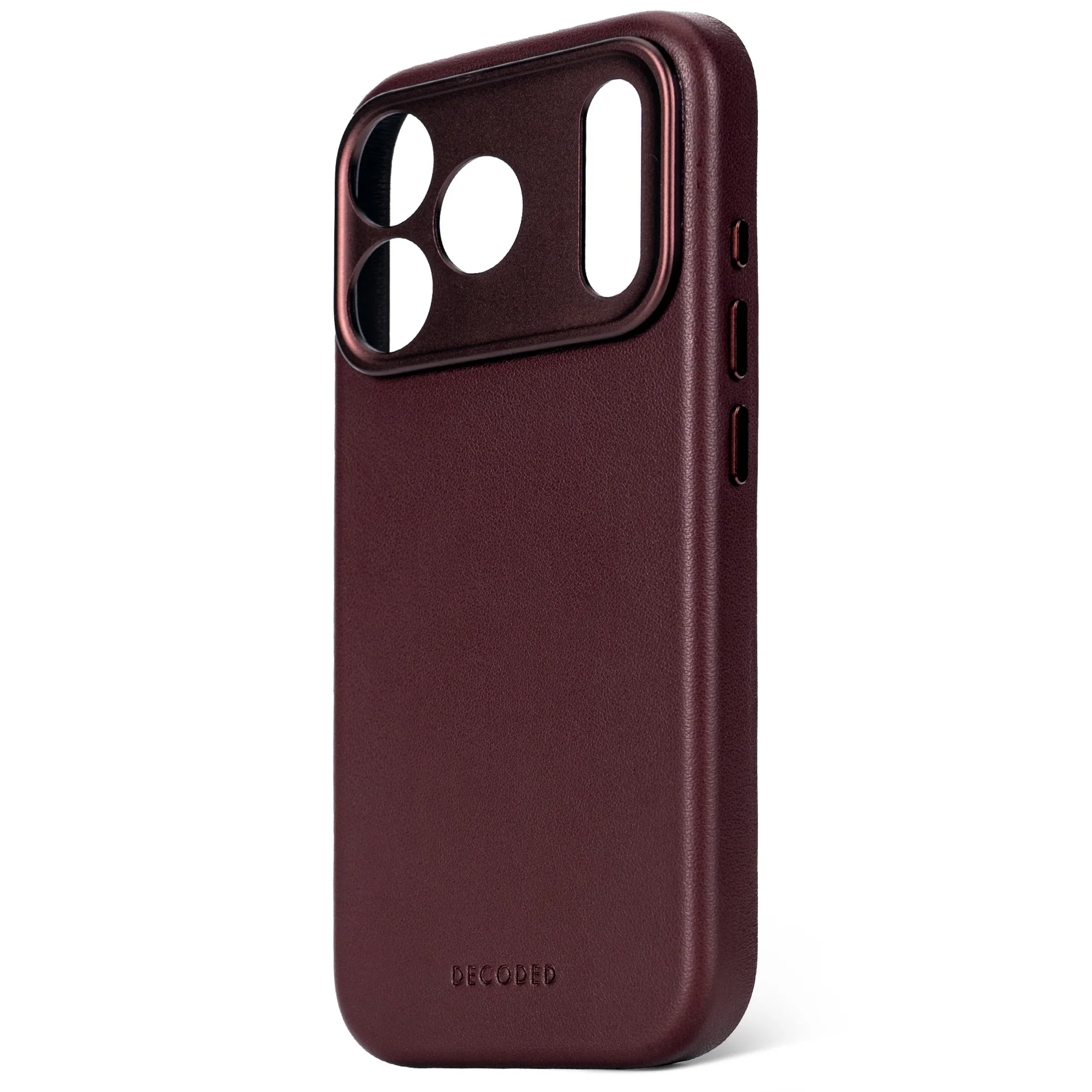 Decoded Leren hoesje voor iPhone 17 Pro - Dark ruby - Image 7