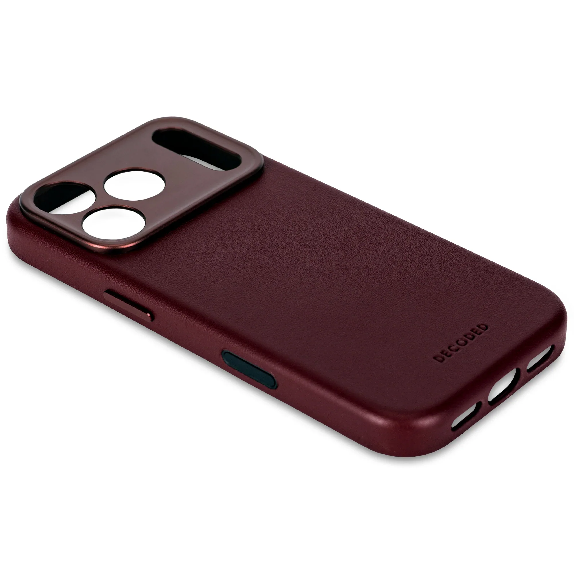 Decoded Leren hoesje voor iPhone 17 Pro Max - Dark ruby - Image 6