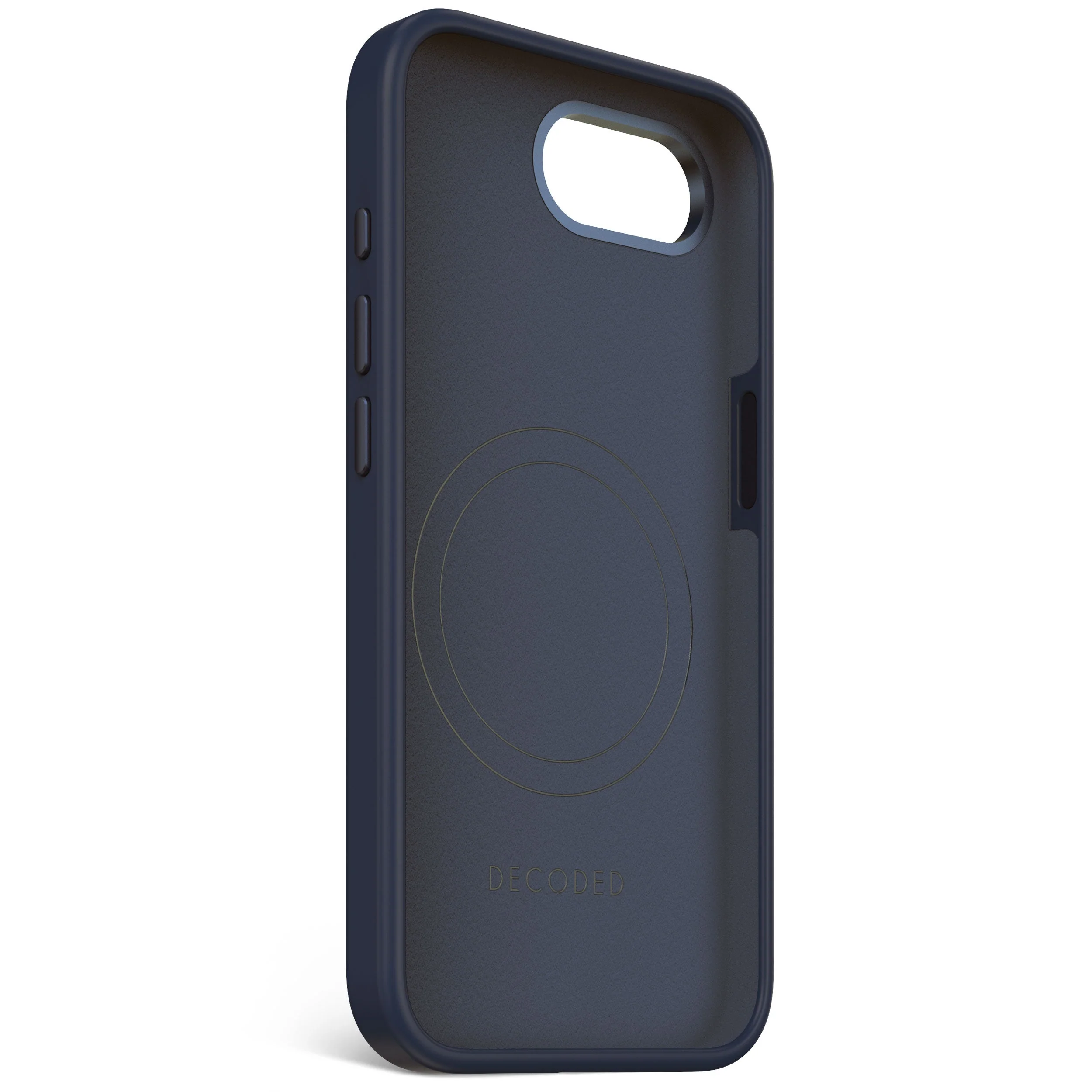 EOL Decoded Silicone Backcover voor iPhone 17e/16e - Marineblauw - Image 3