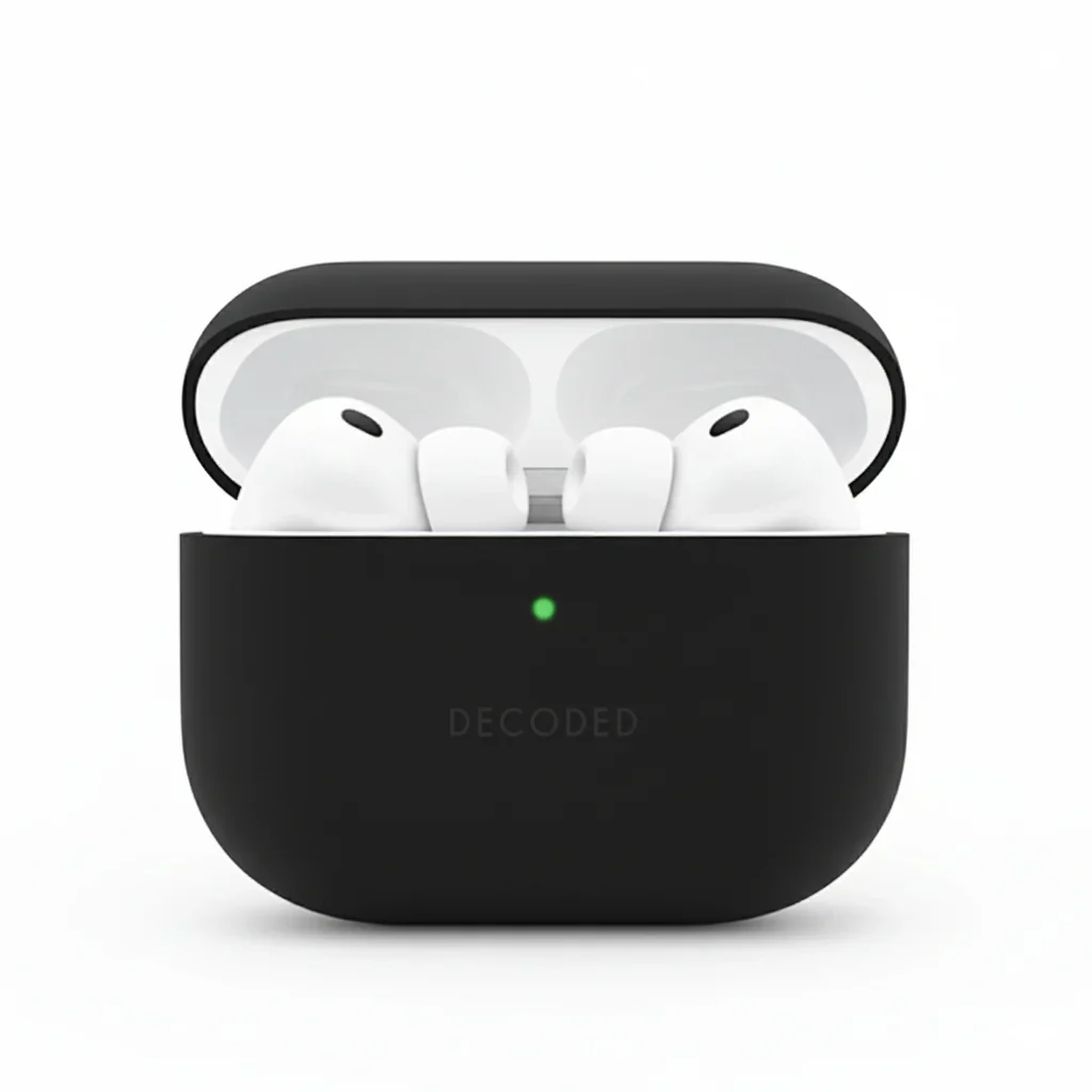 Decoded Silicone case voor AirPods Pro (3e gen.) - Zwart