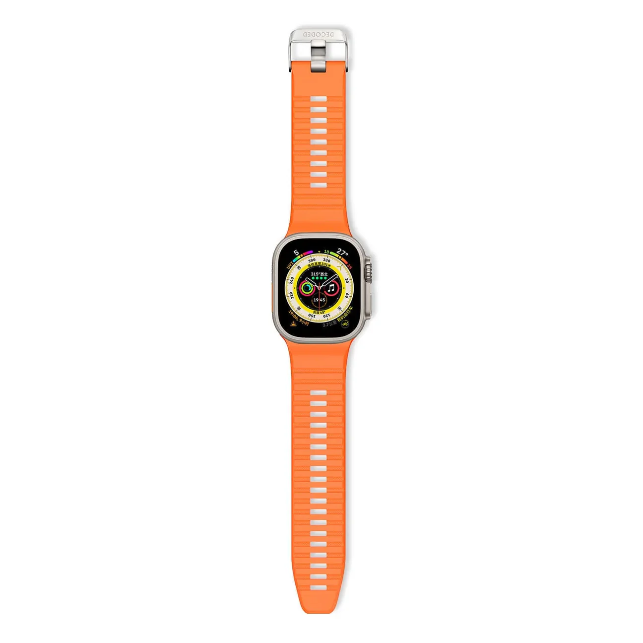EOL Decoded Silicon Ultra Traction Strap - 44/45/46/49 mm - Apricot - Image 2