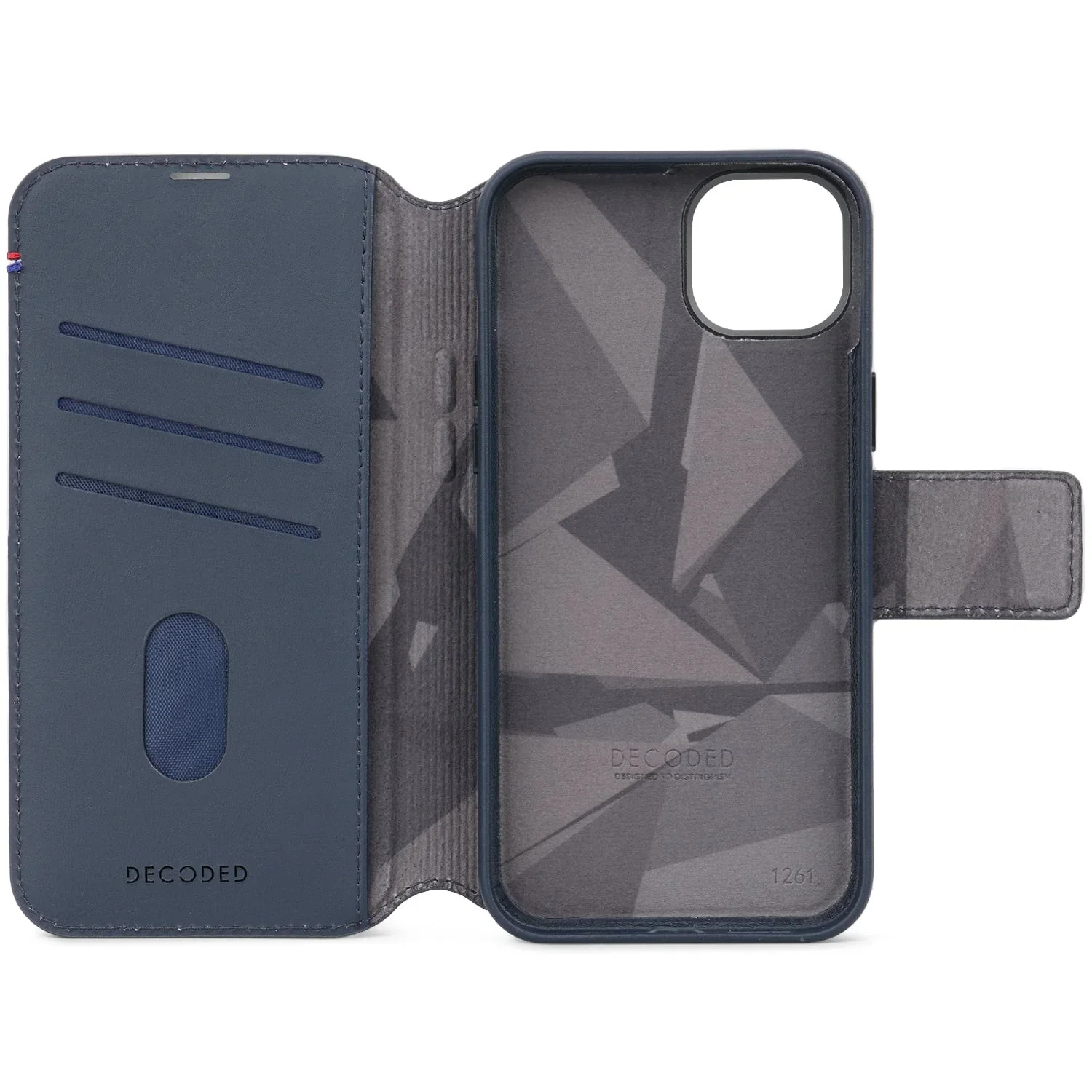 Decoded Detachable Wallet voor iPhone 15 Plus - Marineblauw - Image 5