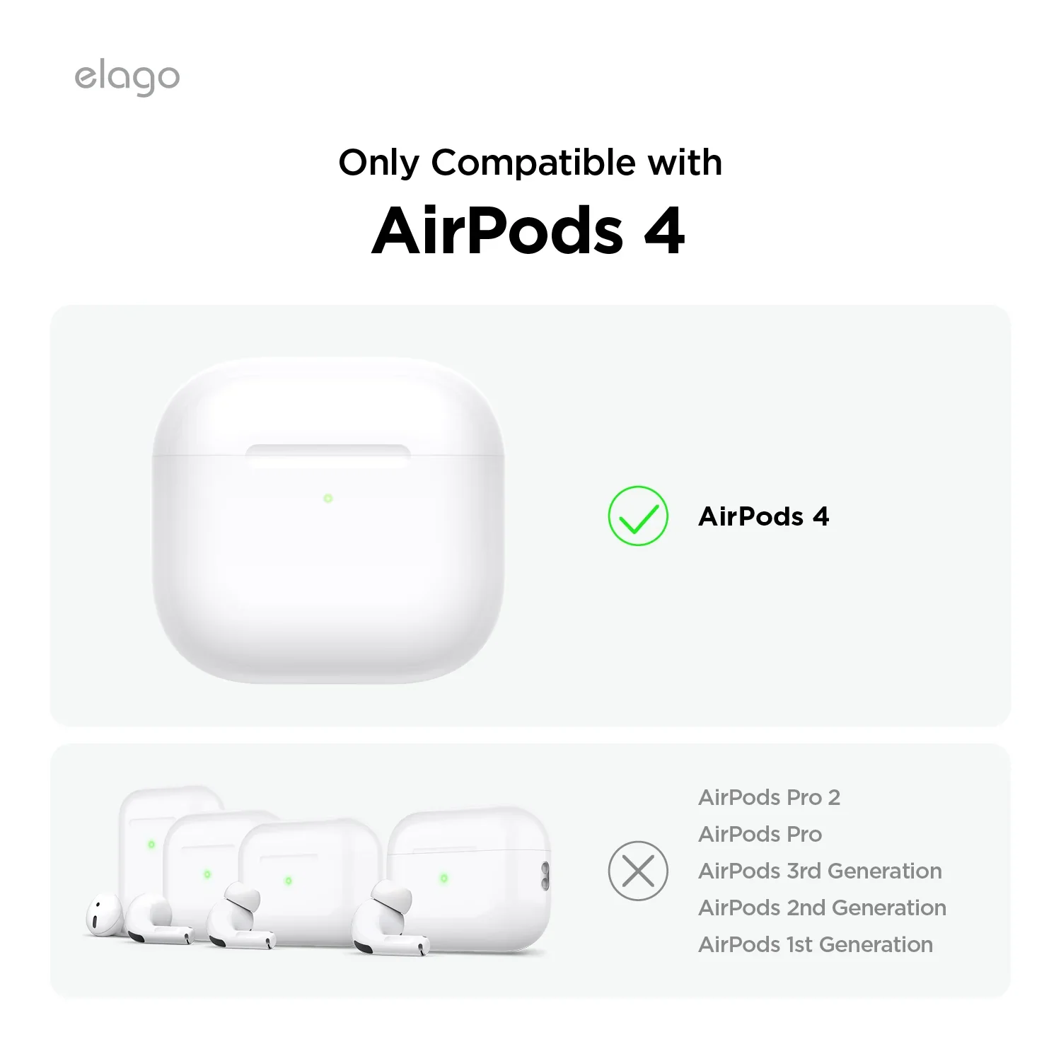 Elago Armor Protective Hang Case voor AirPods 4 - Beige - Image 2