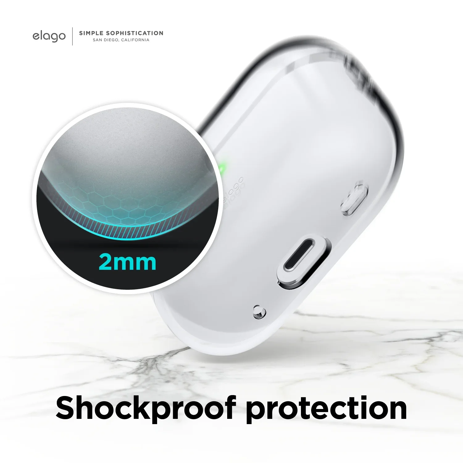 Elago Clear Case voor AirPods Pro (3e gen.) - Transparant - Image 4