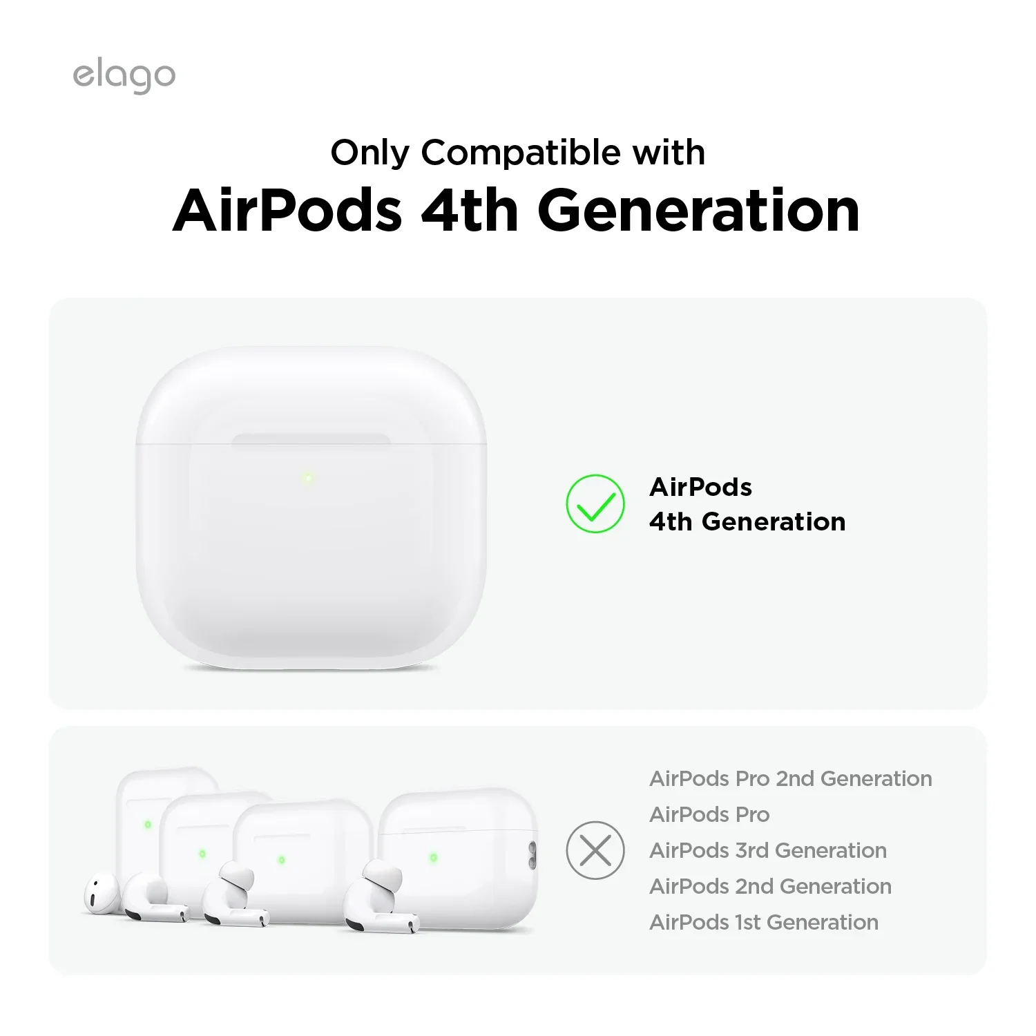 Elago Liquid Hybrid Case voor AirPods 4 - Steengrijs - Image 2