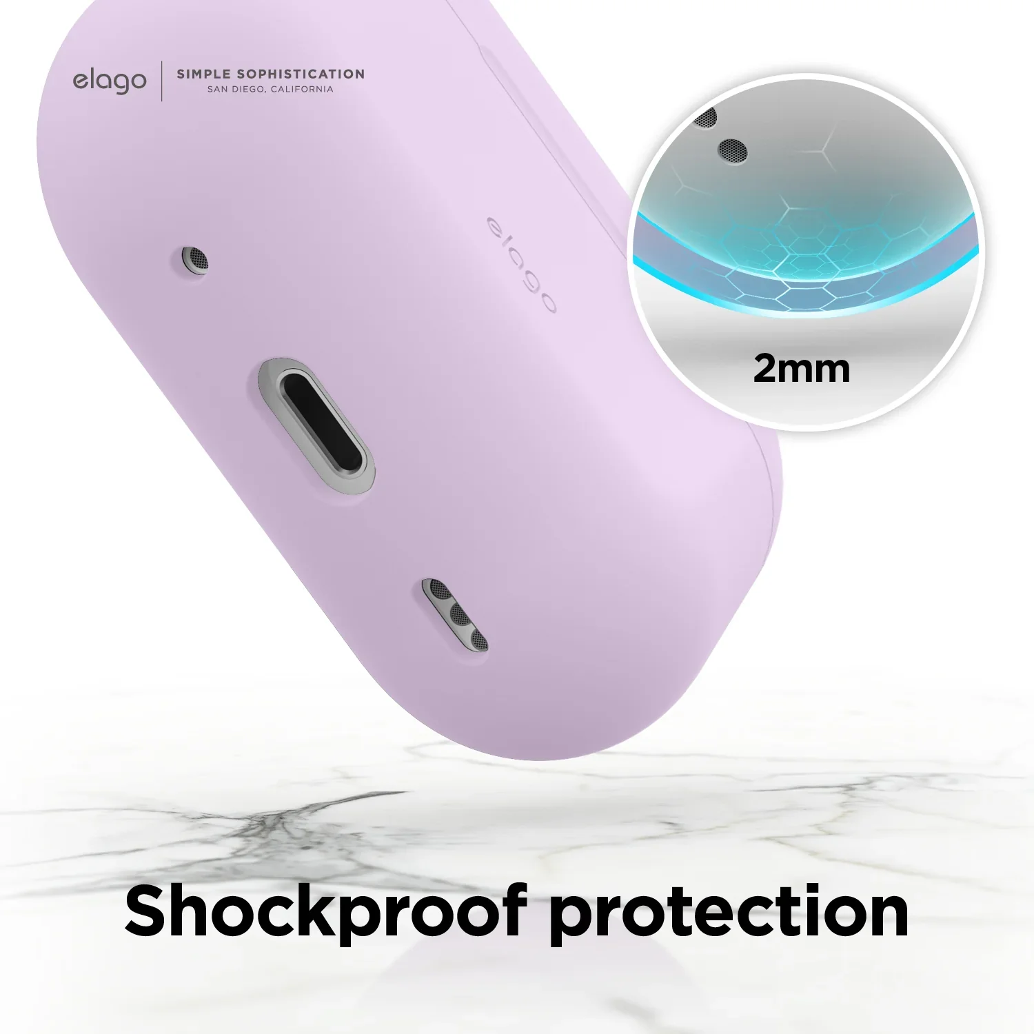 EOL Elago Silicone Hang Case voor AirPods Pro (2e gen.) - Roze - Image 3