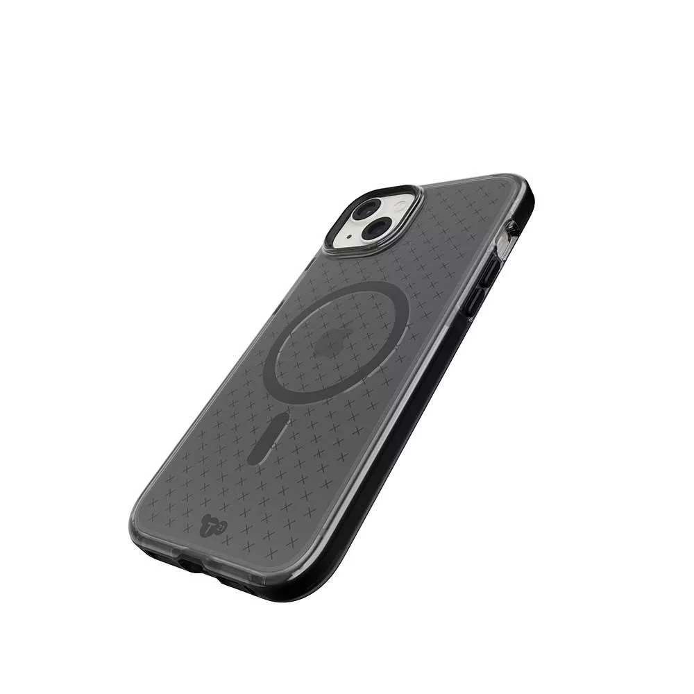 Tech21 Evo Check met MagSafe voor iPhone 15 Plus - Smokey/Black - Image 3