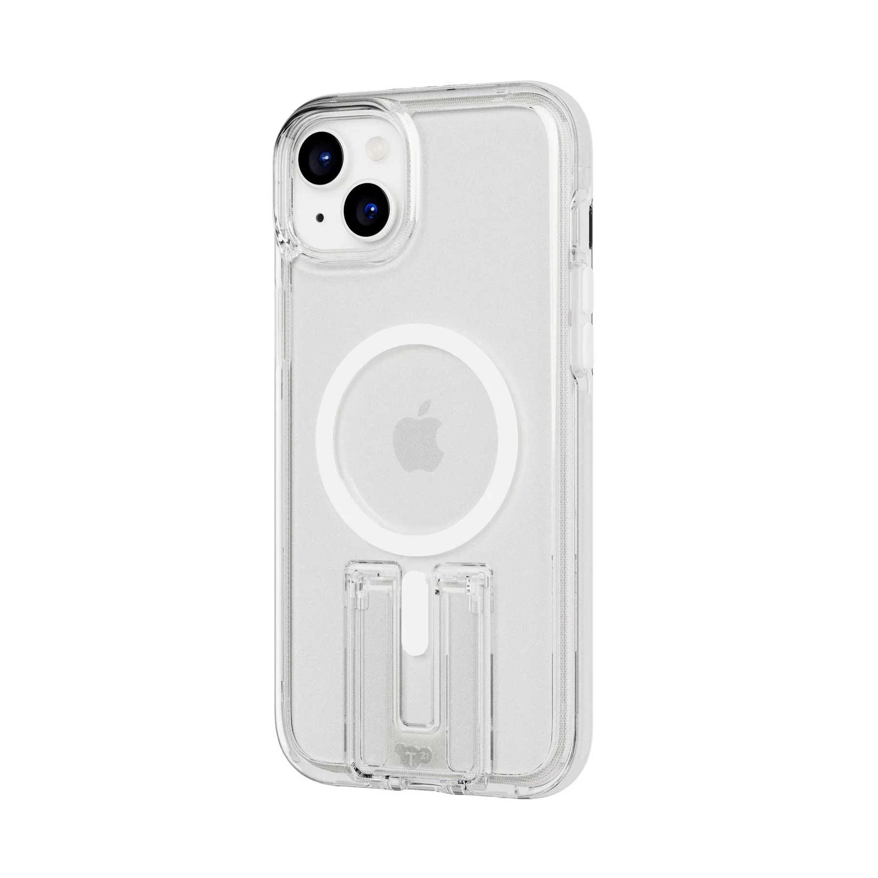 Tech21 Evo Crystal met MagSafe voor iPhone 15 Plus - Transparant/Wit - Image 5