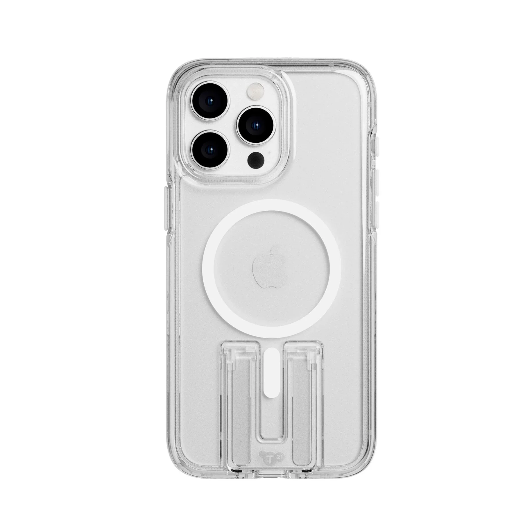 EOL Tech21 Evo Crystal met MagSafe voor iPhone 15 Pro Max - Transparant/Wit