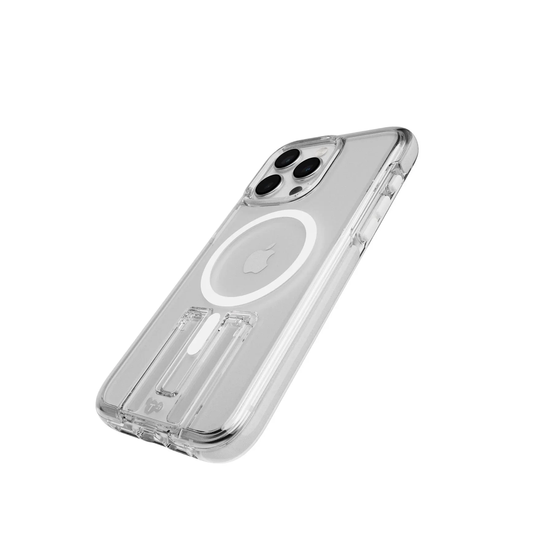 EOL Tech21 Evo Crystal met MagSafe voor iPhone 15 Pro Max - Transparant/Wit - Image 3