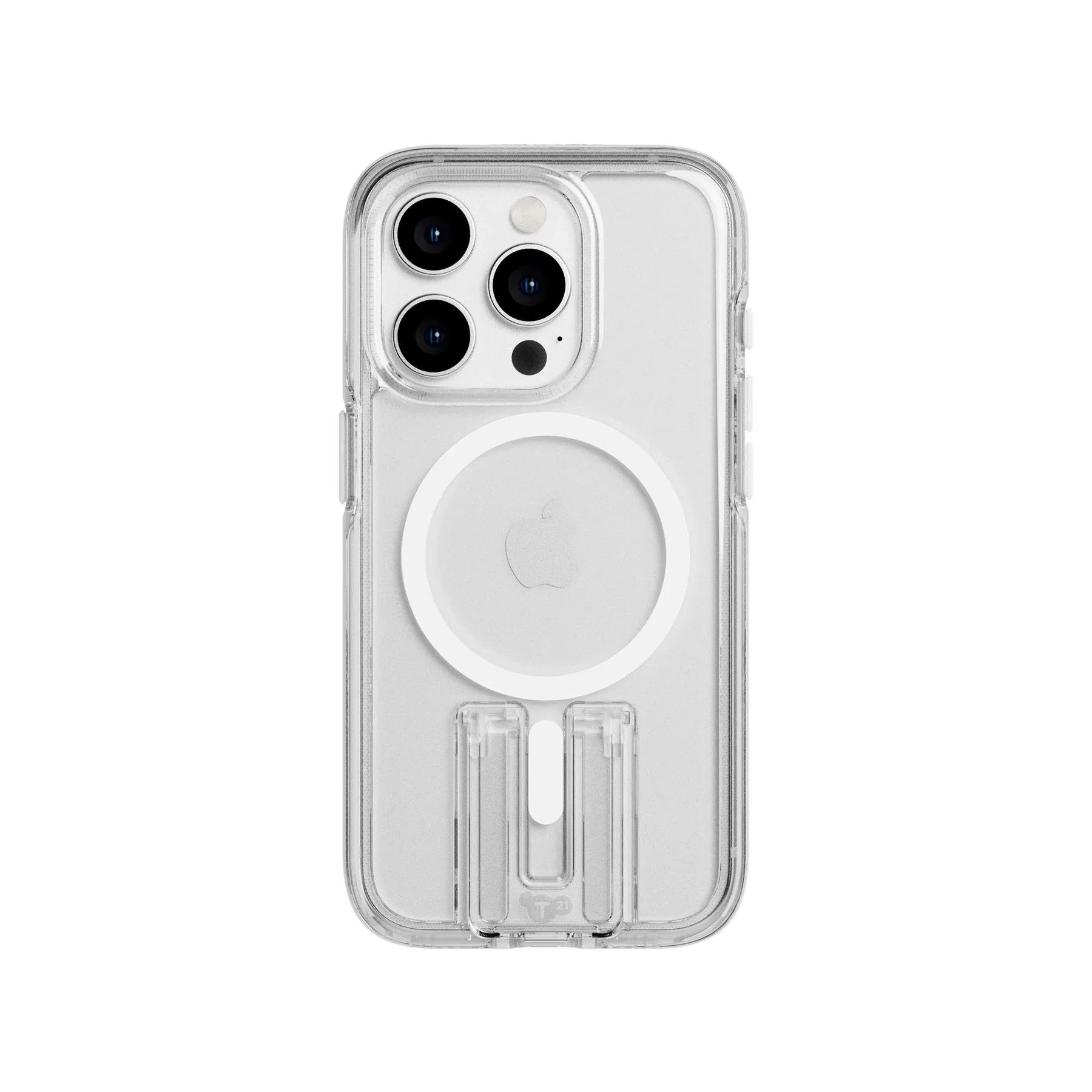 EOL Tech21 Evo Crystal met MagSafe voor iPhone 15 Pro - Transparant/Wit