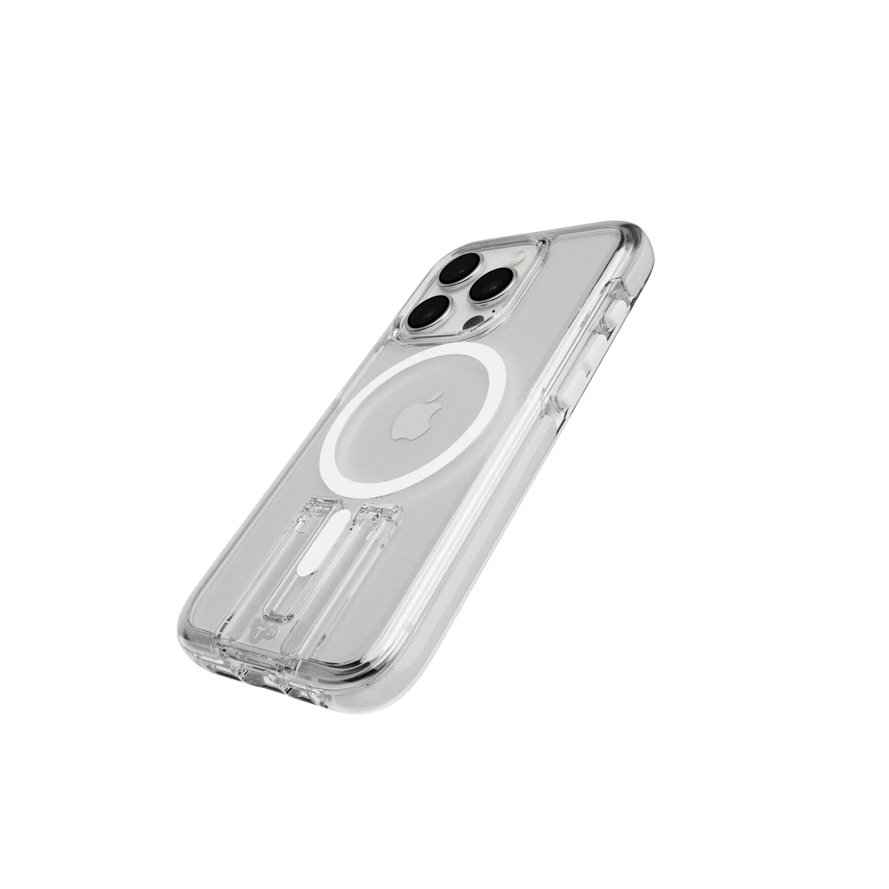 EOL Tech21 Evo Crystal met MagSafe voor iPhone 15 Pro - Transparant/Wit - Image 3