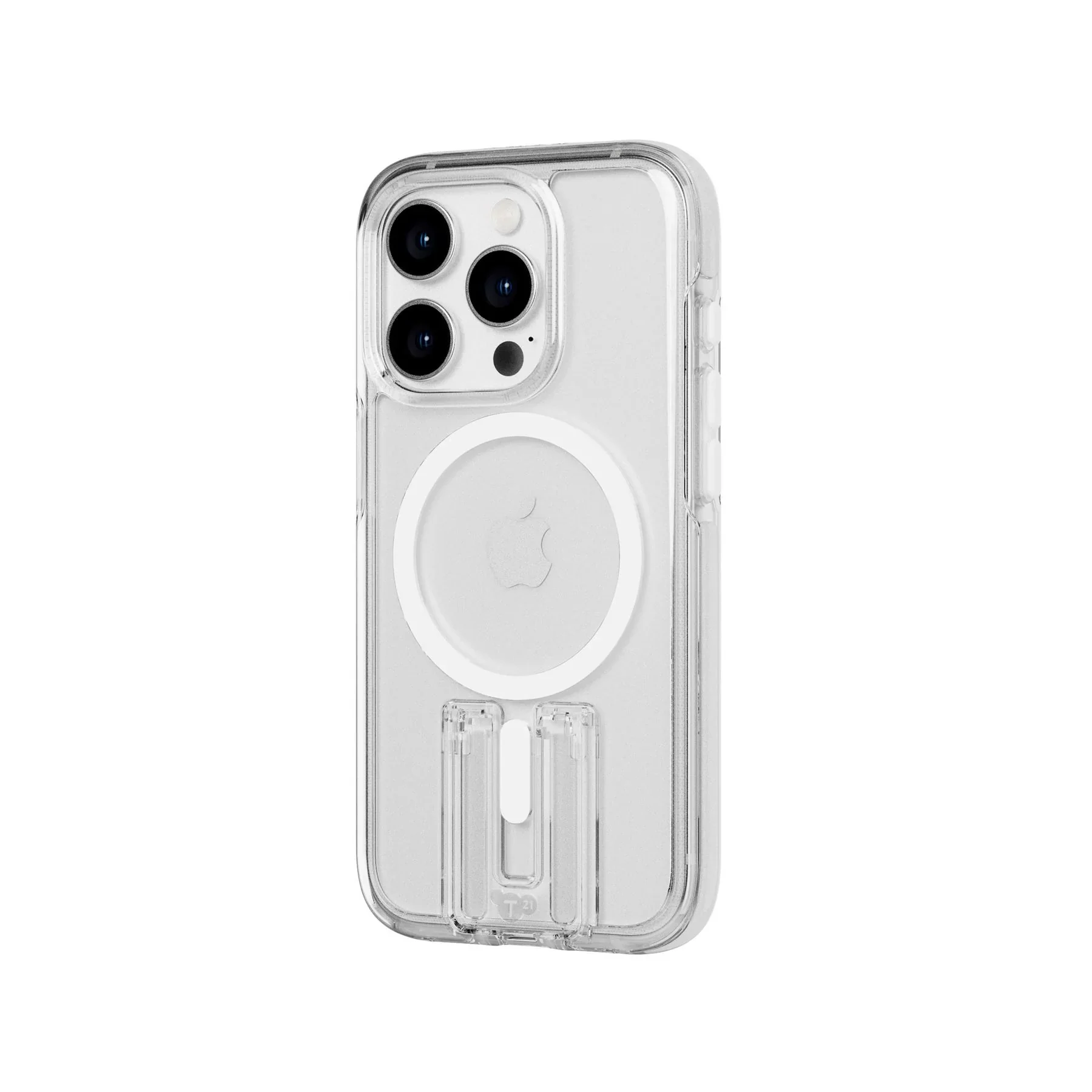 EOL Tech21 Evo Crystal met MagSafe voor iPhone 15 Pro - Transparant/Wit - Image 5