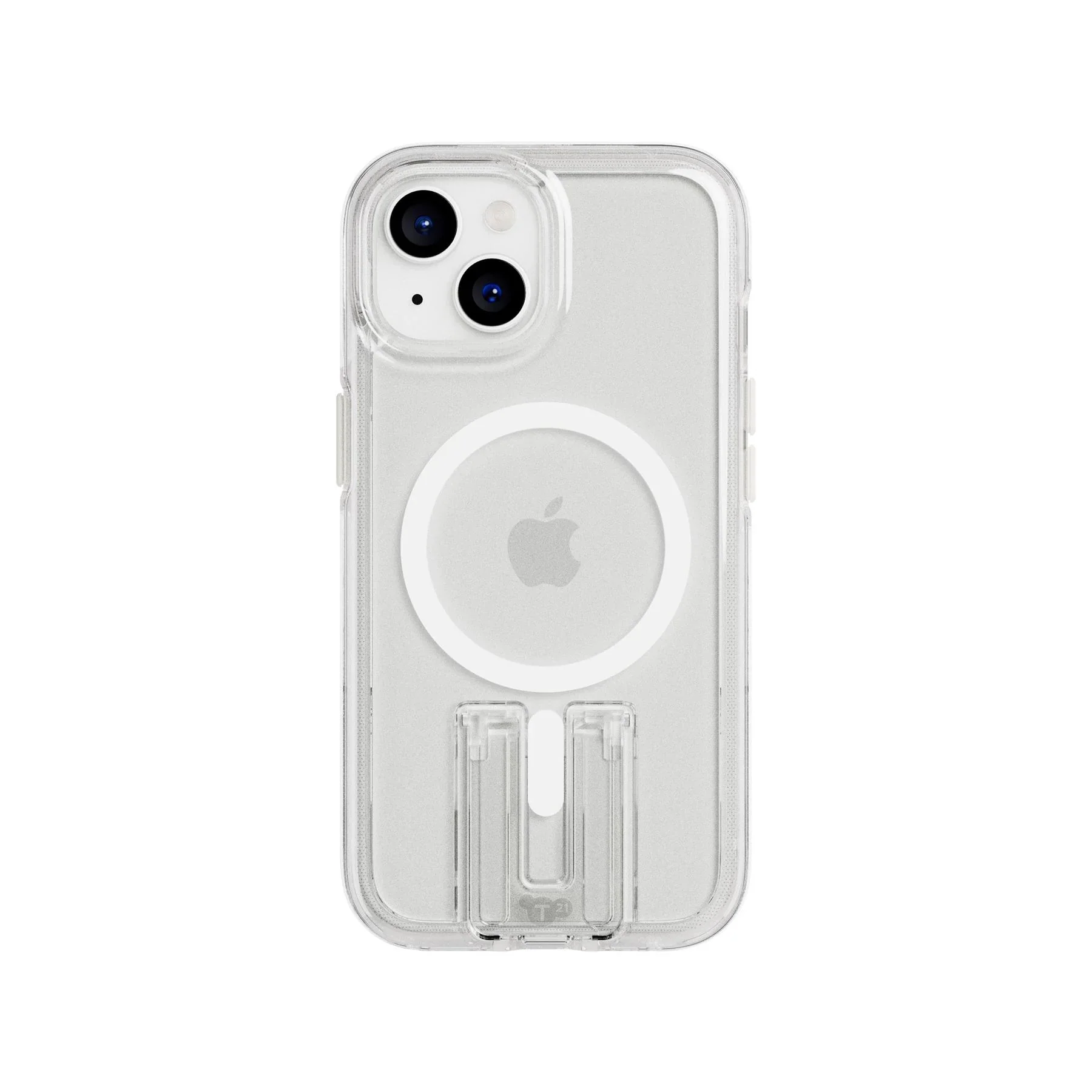 Tech21 Evo Crystal met MagSafe voor iPhone 15 - Transparant/Wit