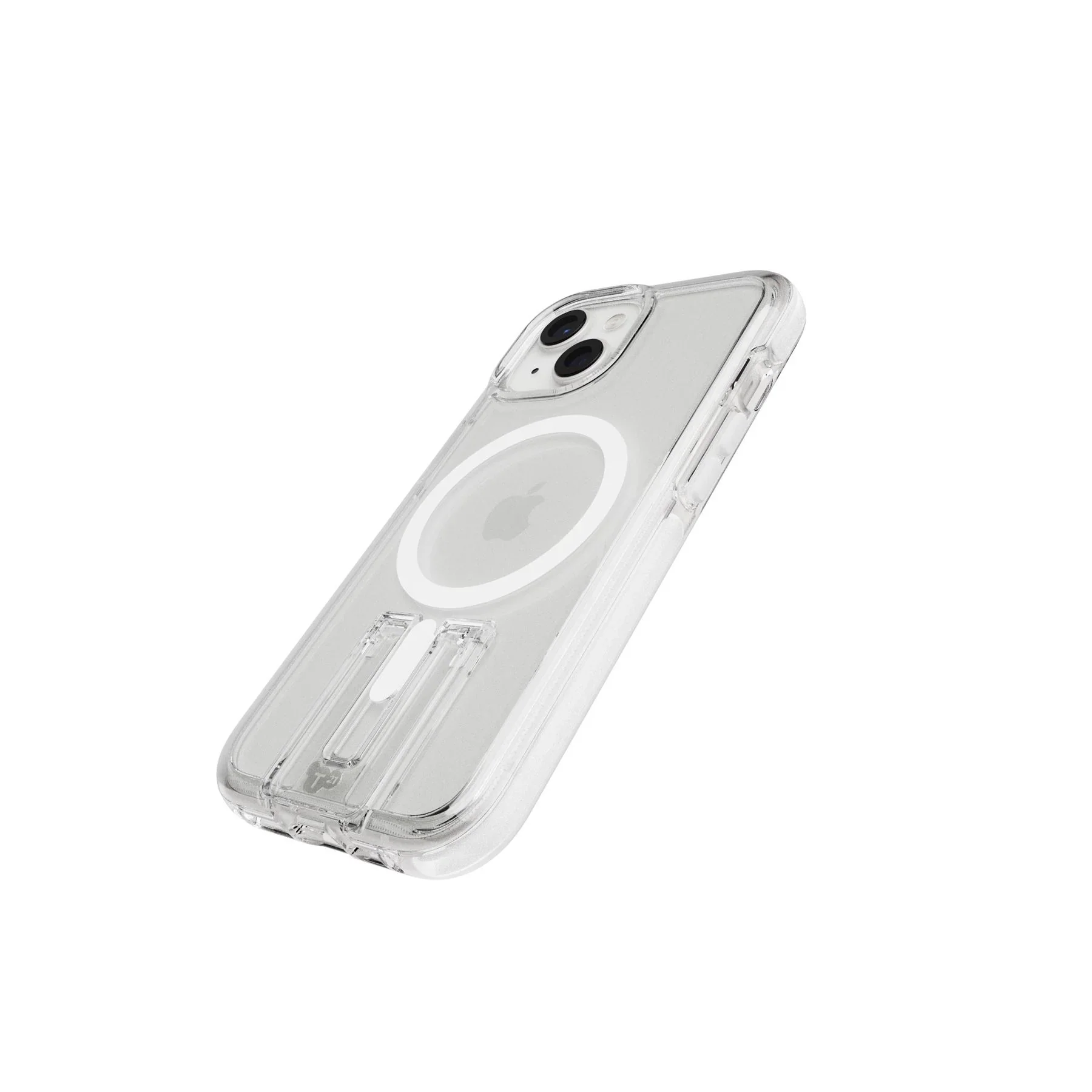 Tech21 Evo Crystal met MagSafe voor iPhone 15 - Transparant/Wit - Image 3