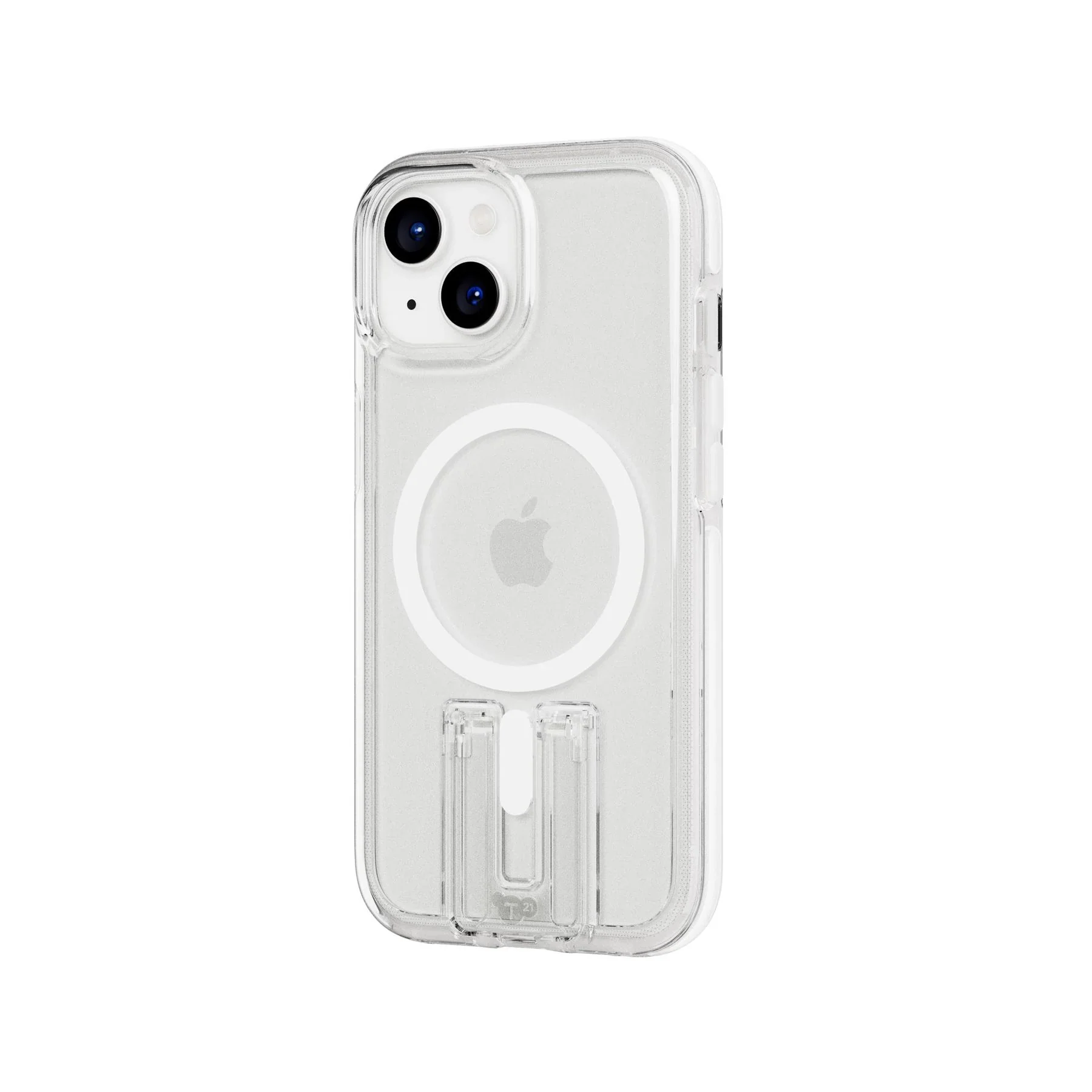 Tech21 Evo Crystal met MagSafe voor iPhone 15 - Transparant/Wit - Image 5