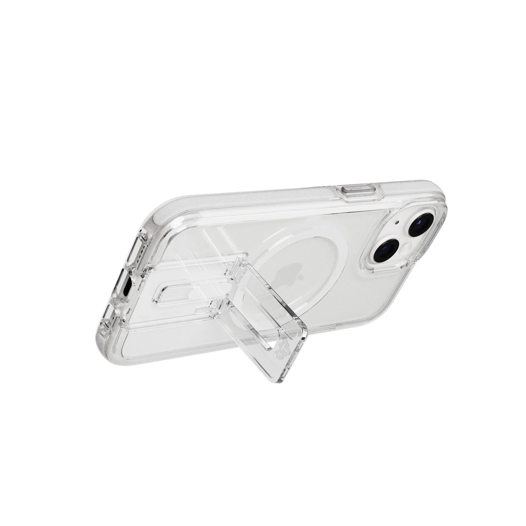 Tech21 Evo Crystal met MagSafe voor iPhone 15 - Transparant/Wit - Image 6