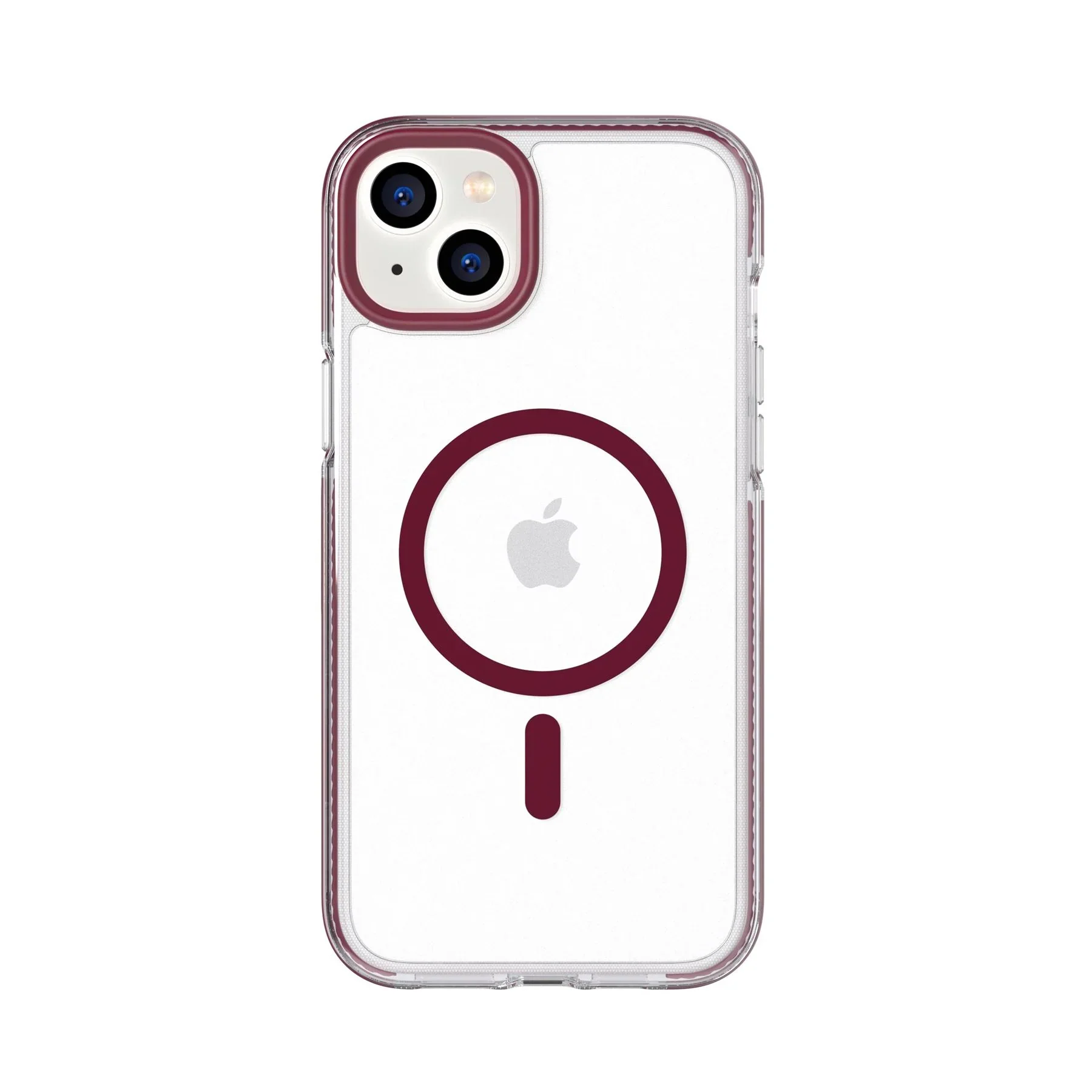 Tech21 Evo Crystal MagSafe voor iPhone 14 Plus - Bordeaux
