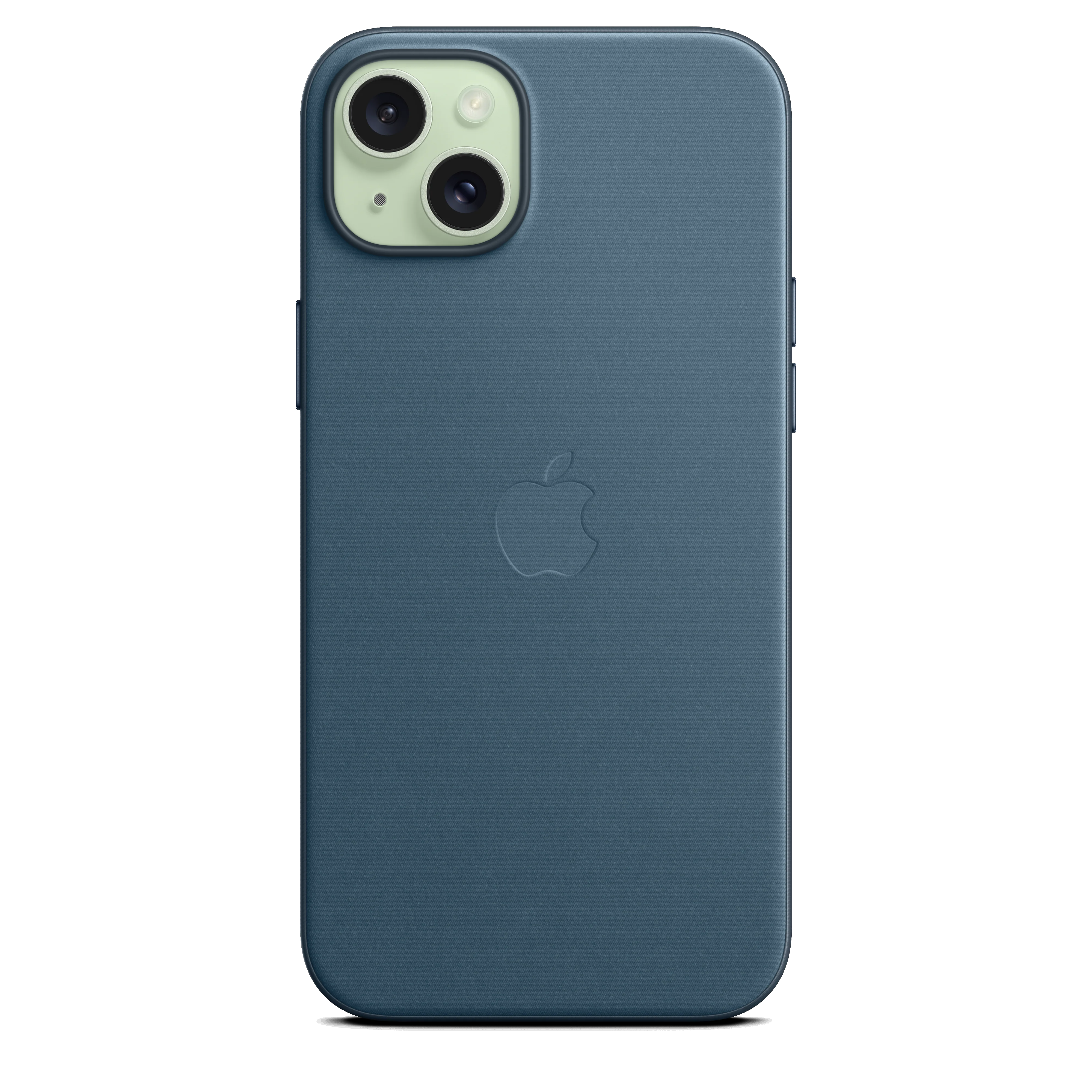 EOL FineWoven hoesje met MagSafe voor iPhone 15 Plus - Oceaanblauw - Image 4