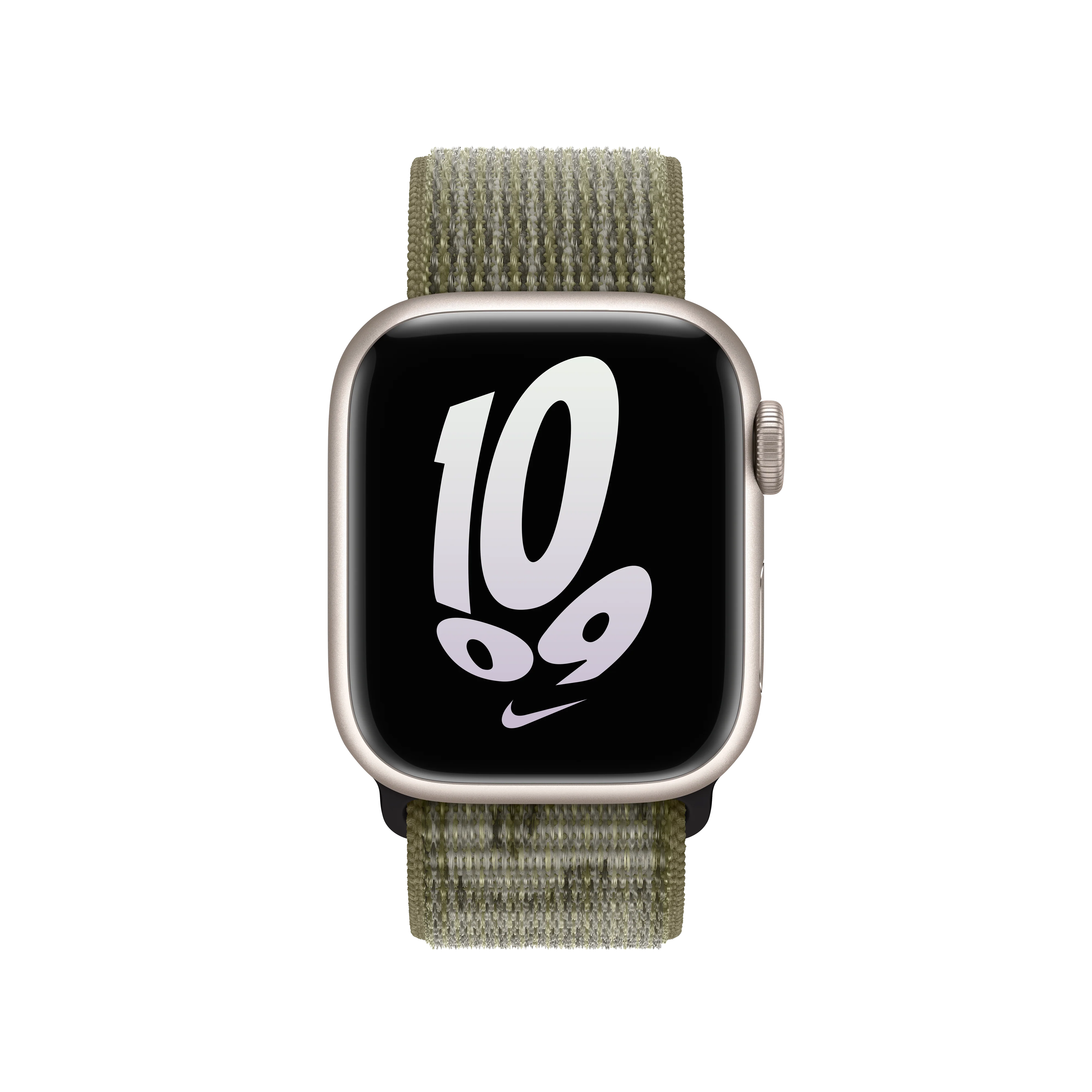 EOL Geweven sportbandje van Nike - Sequoia/platina (41 mm) - Image 3