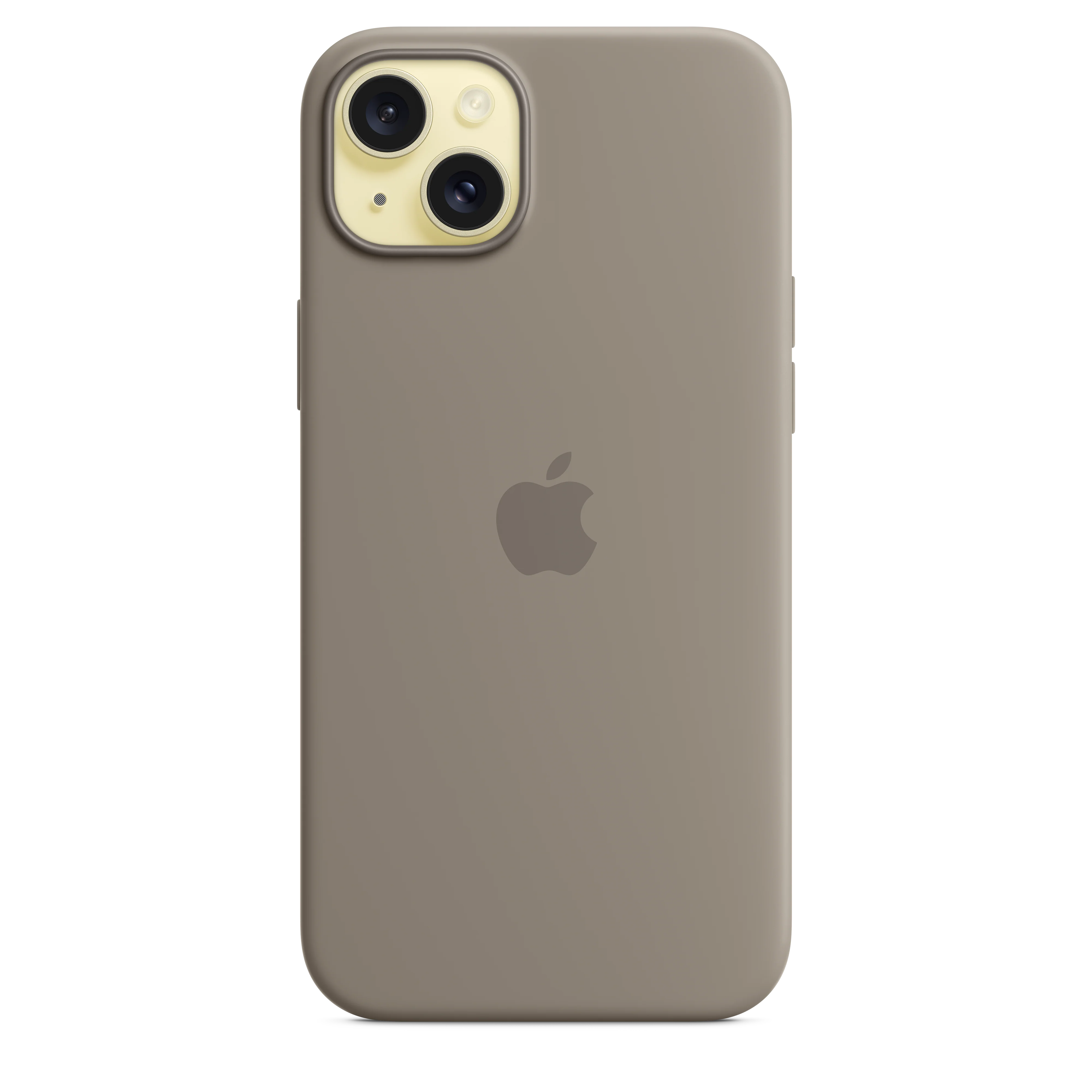 EOL Siliconenhoesje met MagSafe voor iPhone 15 Plus - Klei - Image 3
