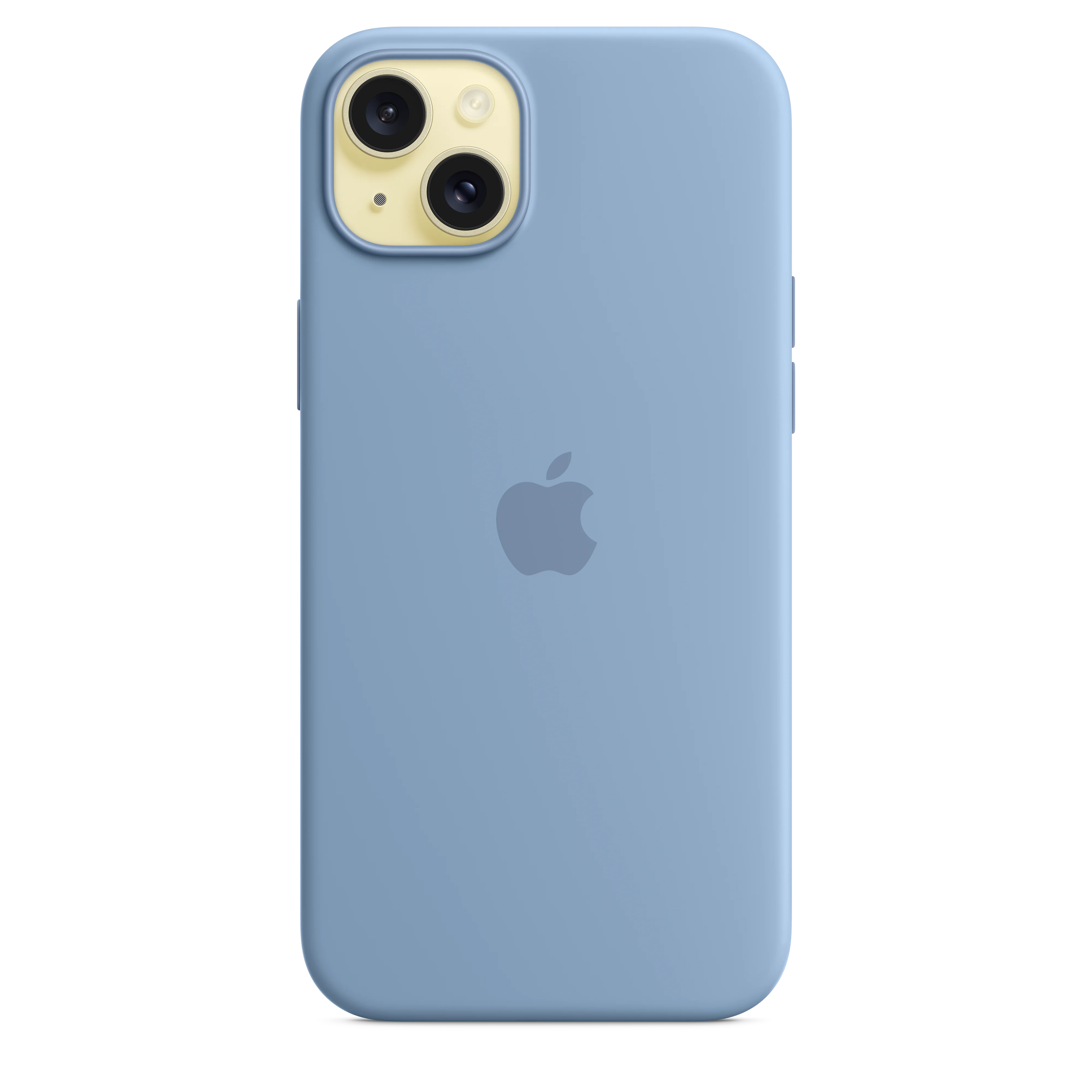 Siliconenhoesje met MagSafe voor iPhone 15 Plus - Winterblauw - Image 3