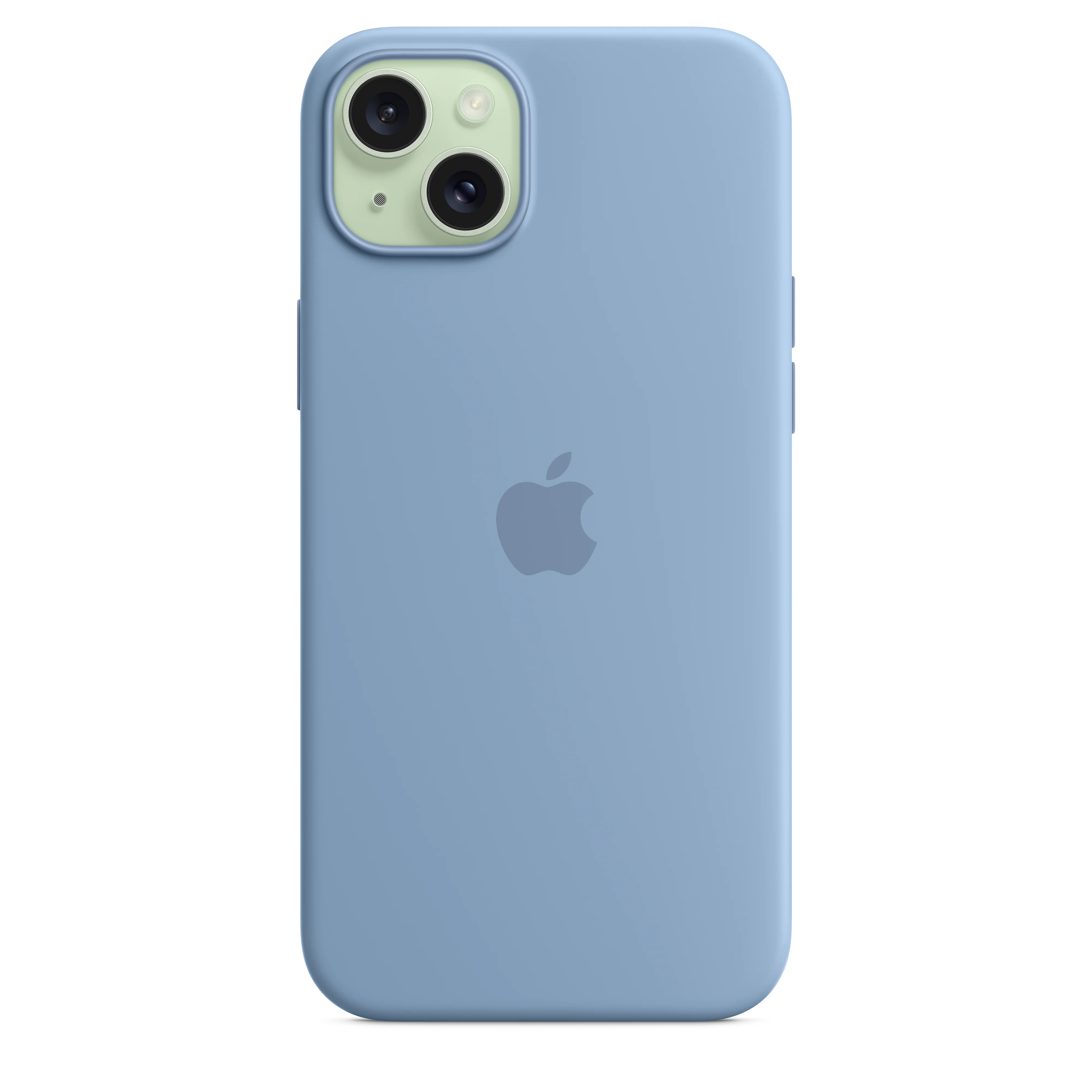 Siliconenhoesje met MagSafe voor iPhone 15 Plus - Winterblauw - Image 4