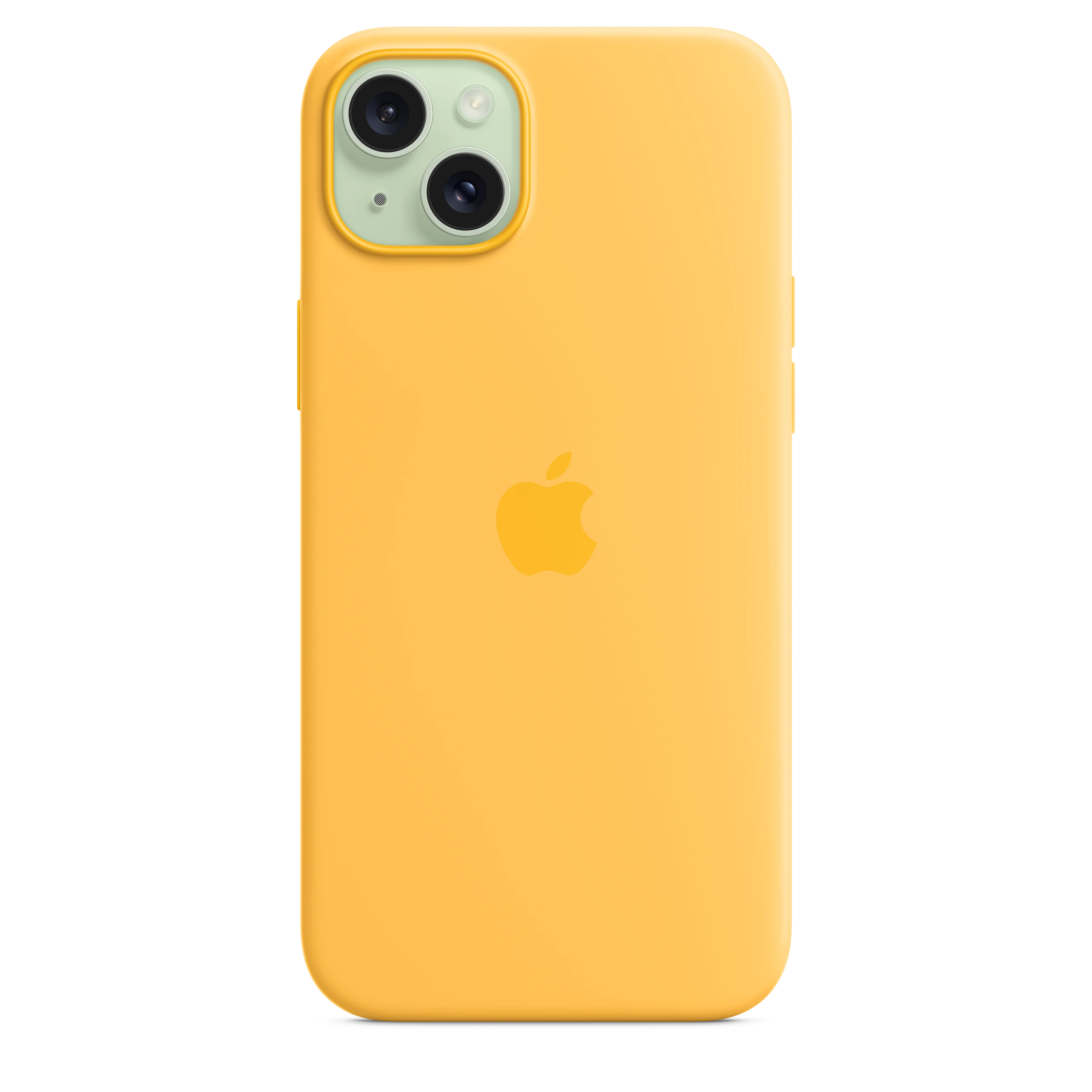 Siliconenhoesje met MagSafe voor iPhone 15 Plus - Zonnig geel - Image 4