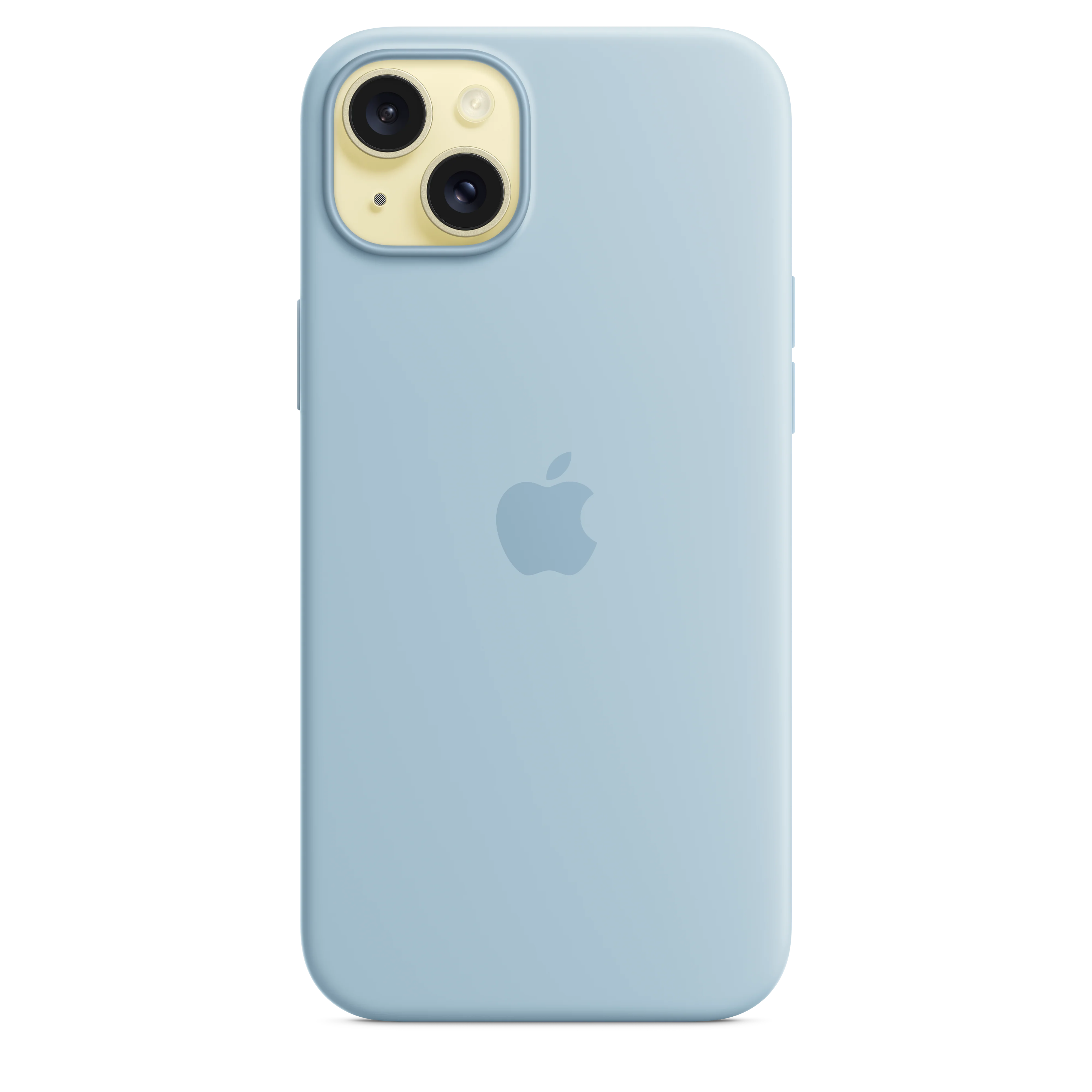 Siliconenhoesje met MagSafe voor iPhone 15 Plus - Lichtblauw - Image 3