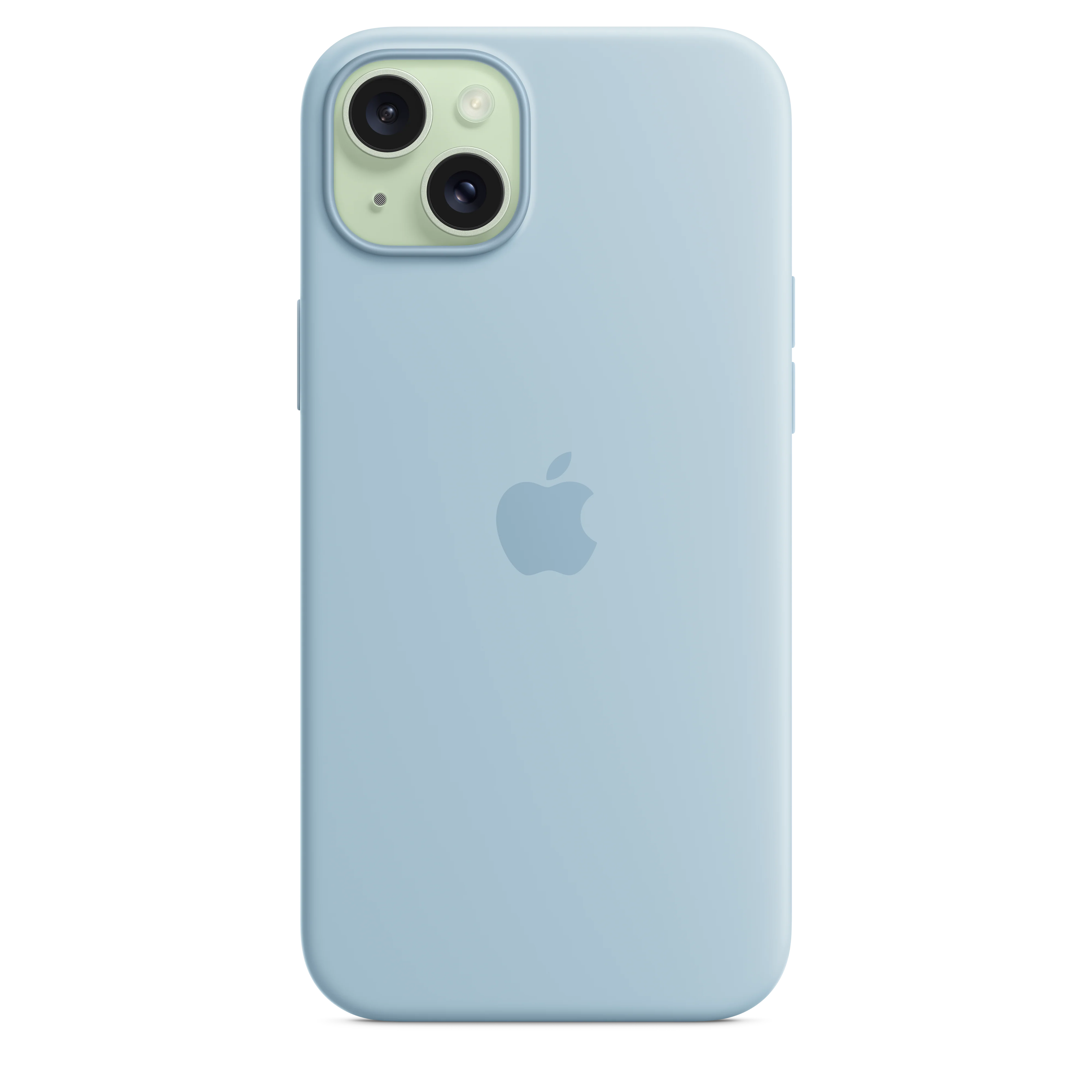 Siliconenhoesje met MagSafe voor iPhone 15 Plus - Lichtblauw - Image 4