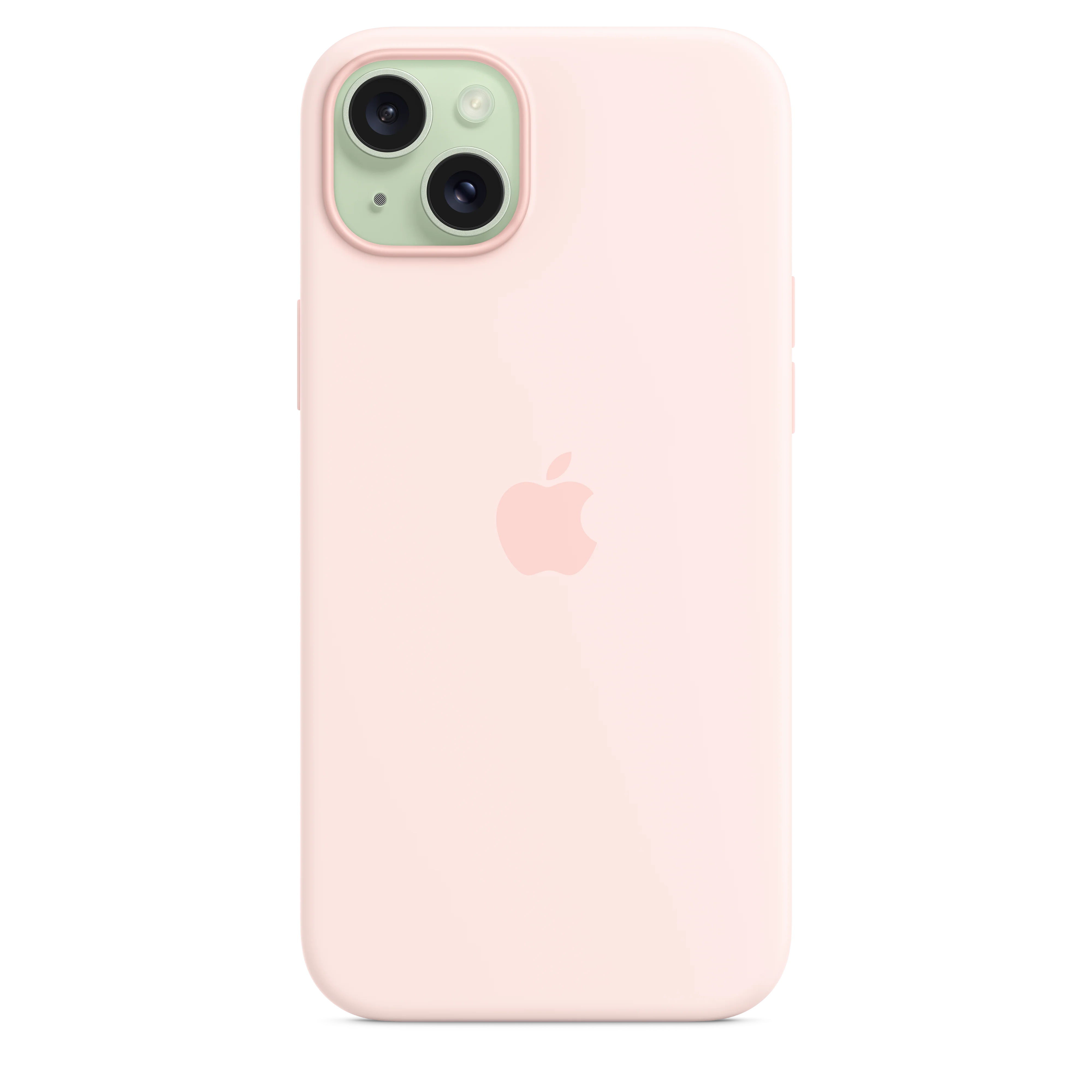 Siliconenhoesje met MagSafe voor iPhone 15 Plus - Lichtroze - Image 4