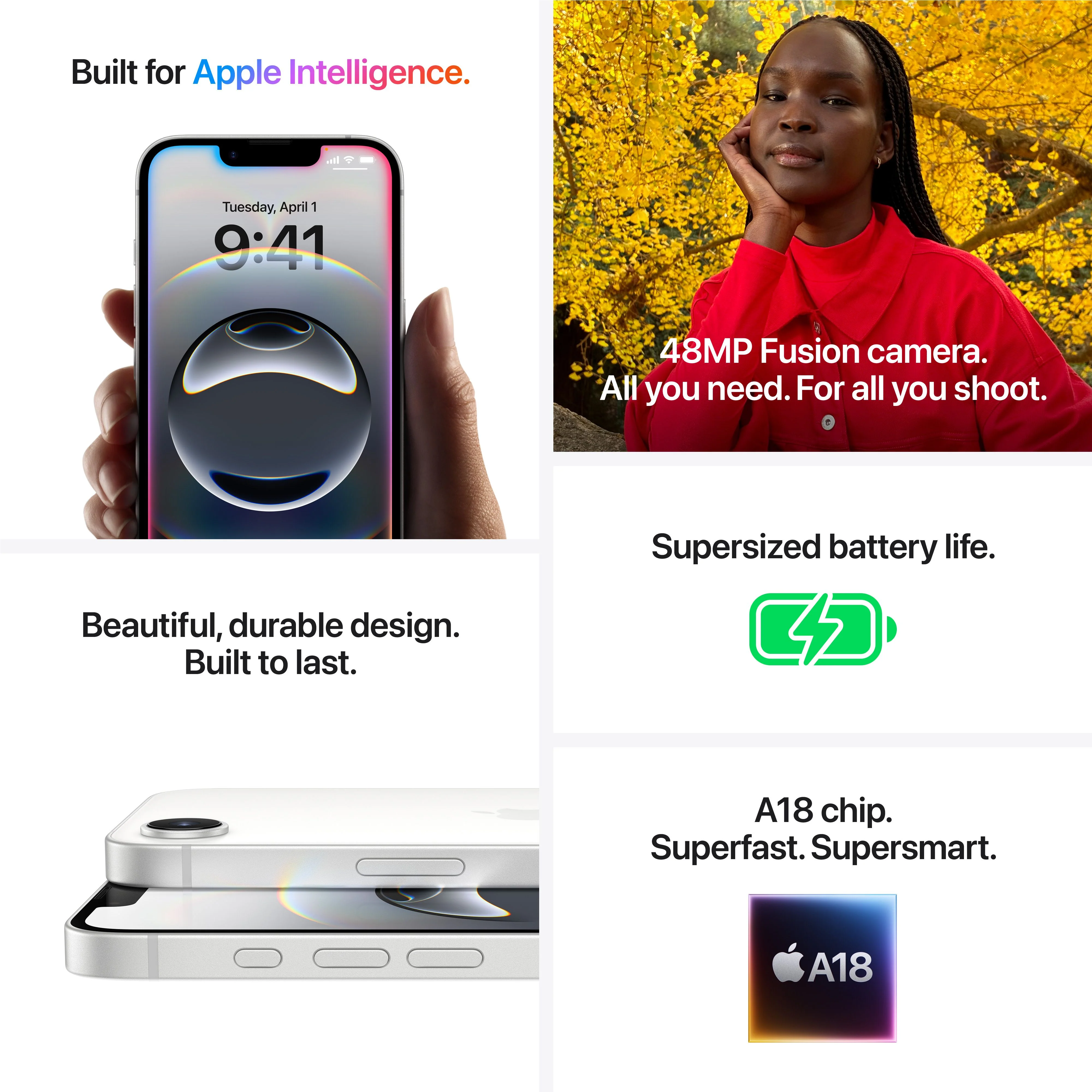 EOL iPhone 16e 256 GB Wit - Image 7