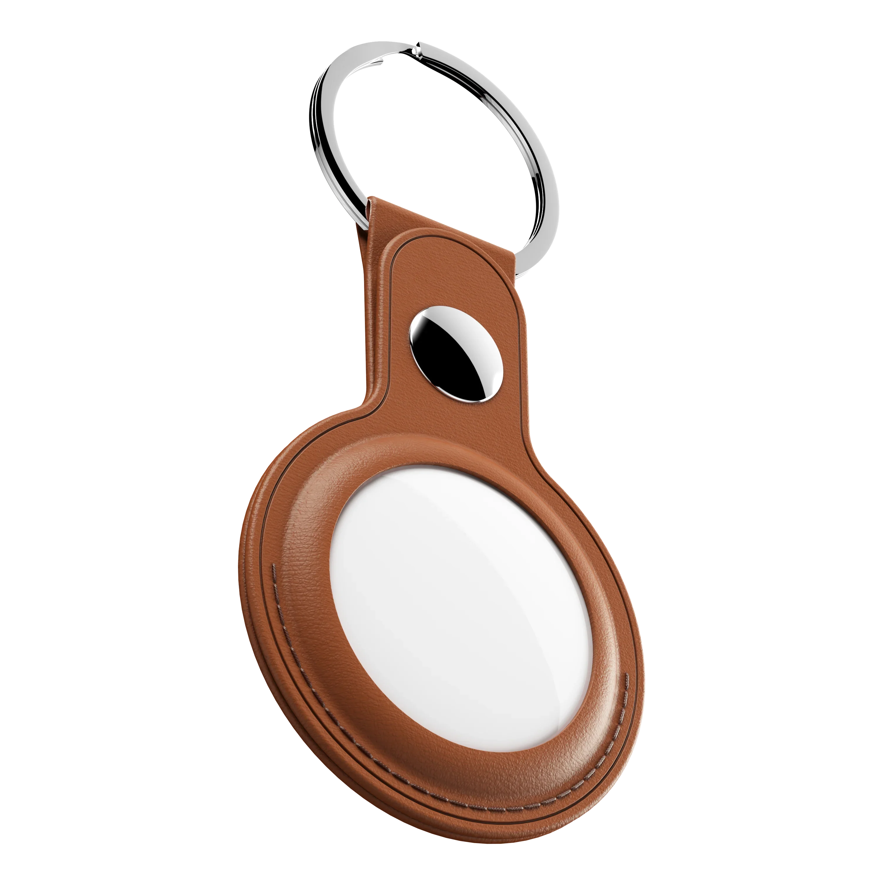 KeyBudz AirTag-sleutelhanger - Zadelbruin - Image 2
