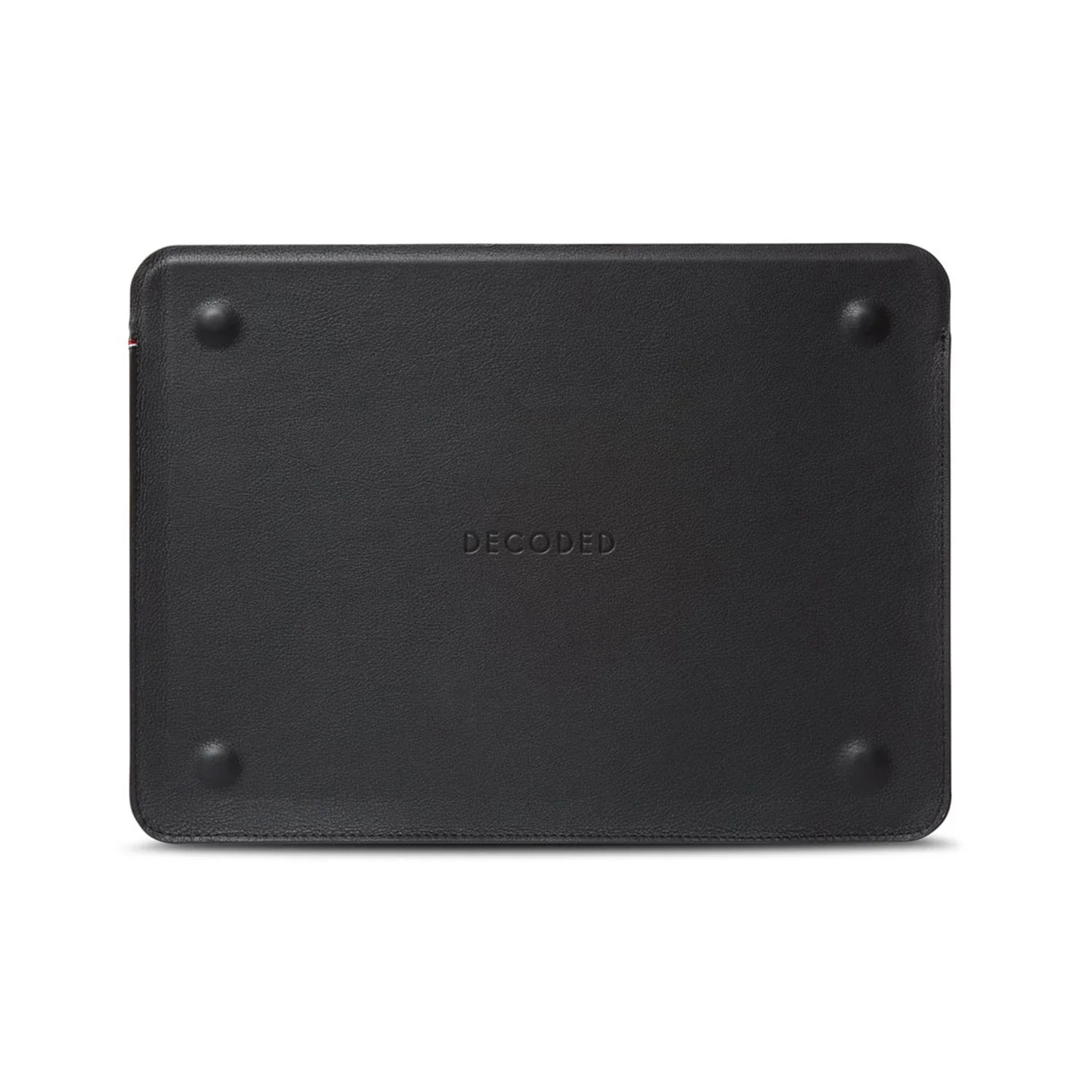 EOL Decoded Leren frame sleeve voor MacBook 13-inch - Zwart - Image 5