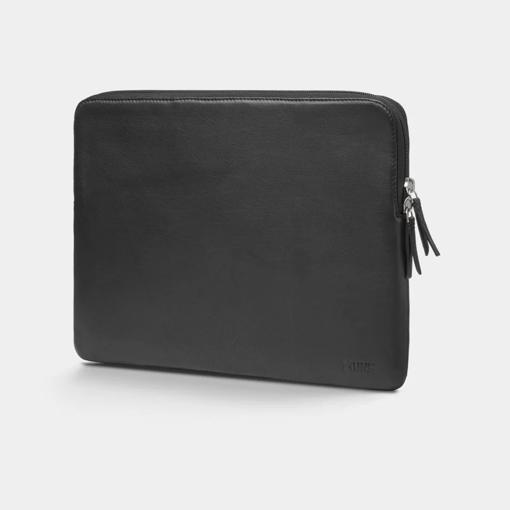 EOL Trunk Leren hoes voor MacBook Pro 16-inch - Zwart