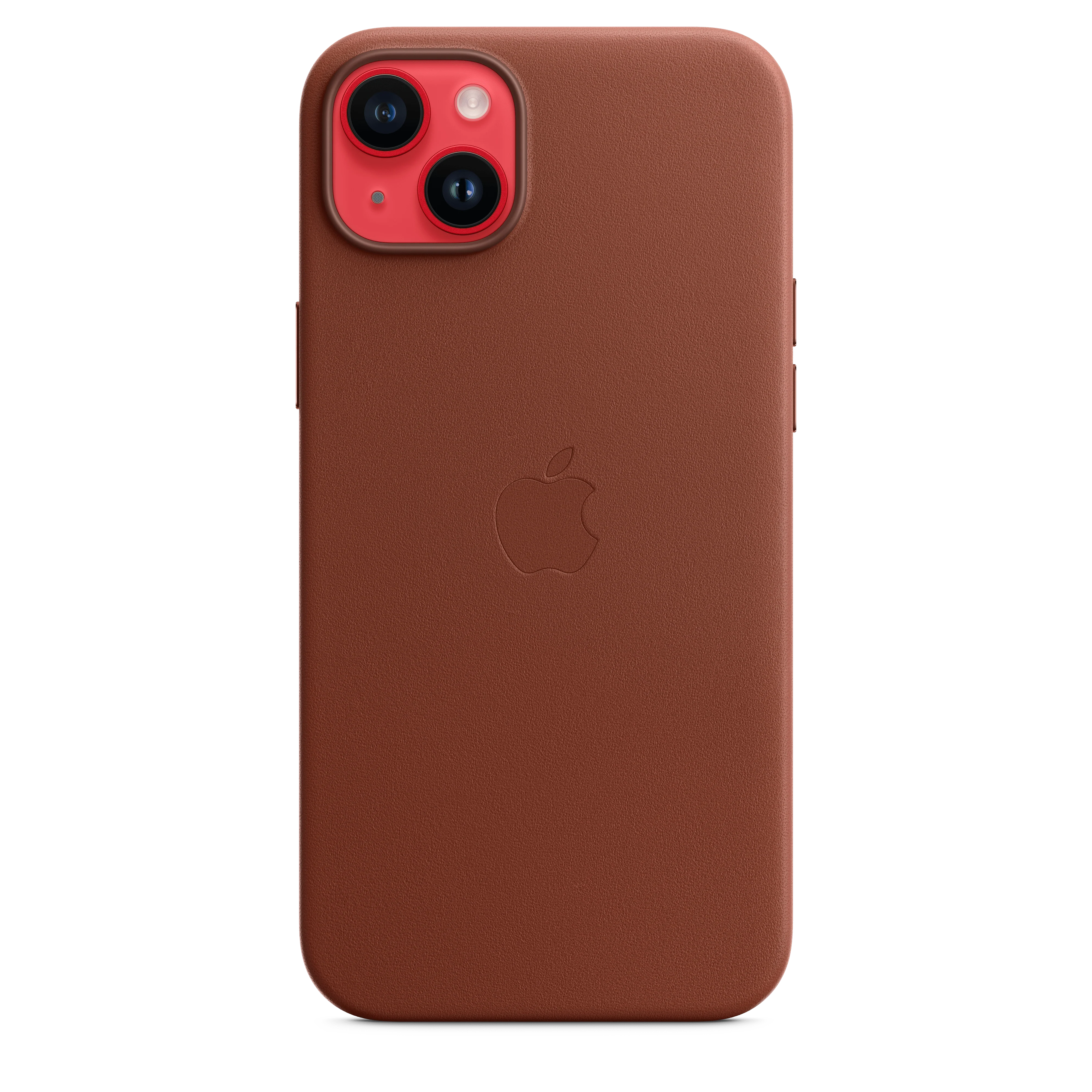 EOL Leren hoesje met MagSafe voor iPhone 14 Plus - Omber - Image 4