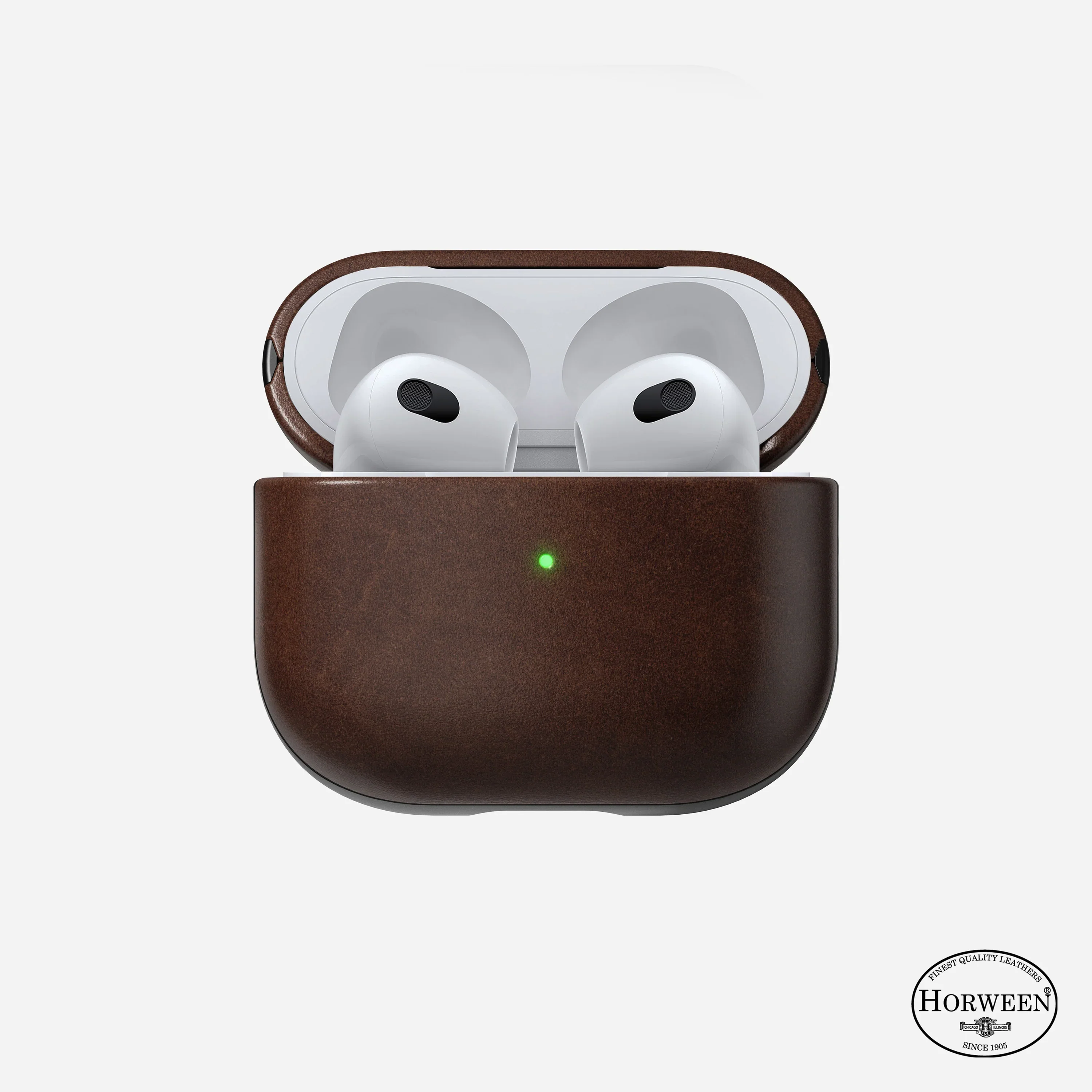 EOL Nomad Leren hoesje voor AirPods (3e gen.) - Bruin