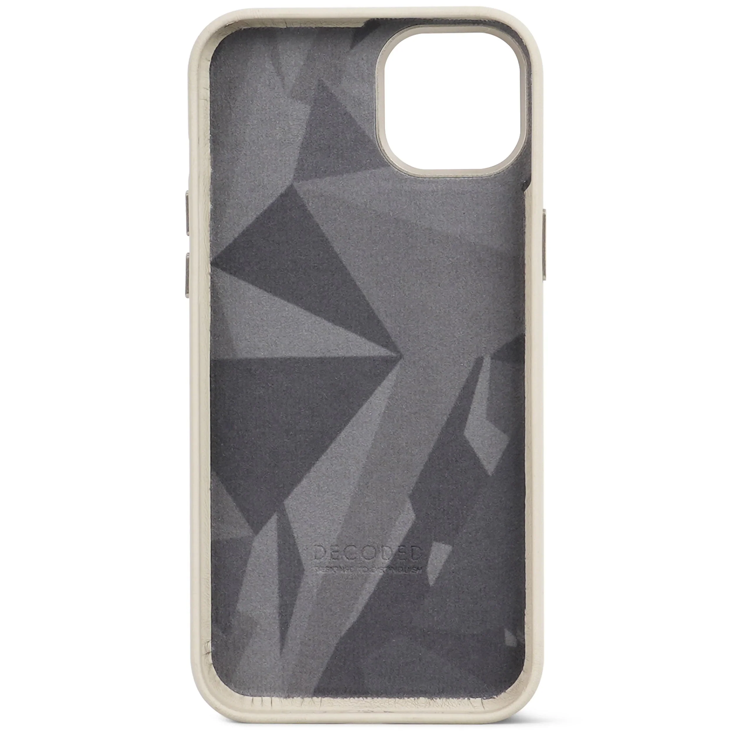 EOL Decoded Leren hoesje voor iPhone 15 Plus - Klei - Image 2
