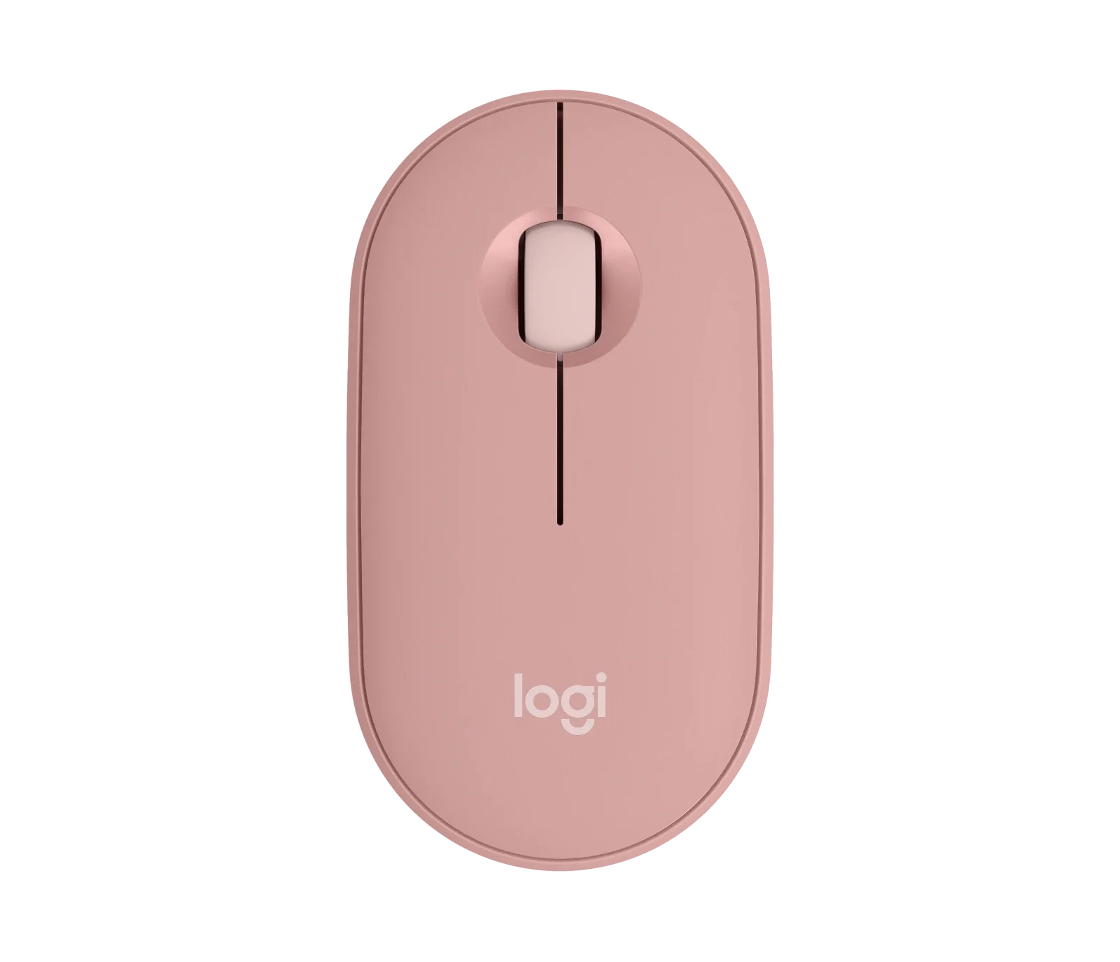 Logitech Pebble Mouse 2 M350s  - Bluetooth - Roze