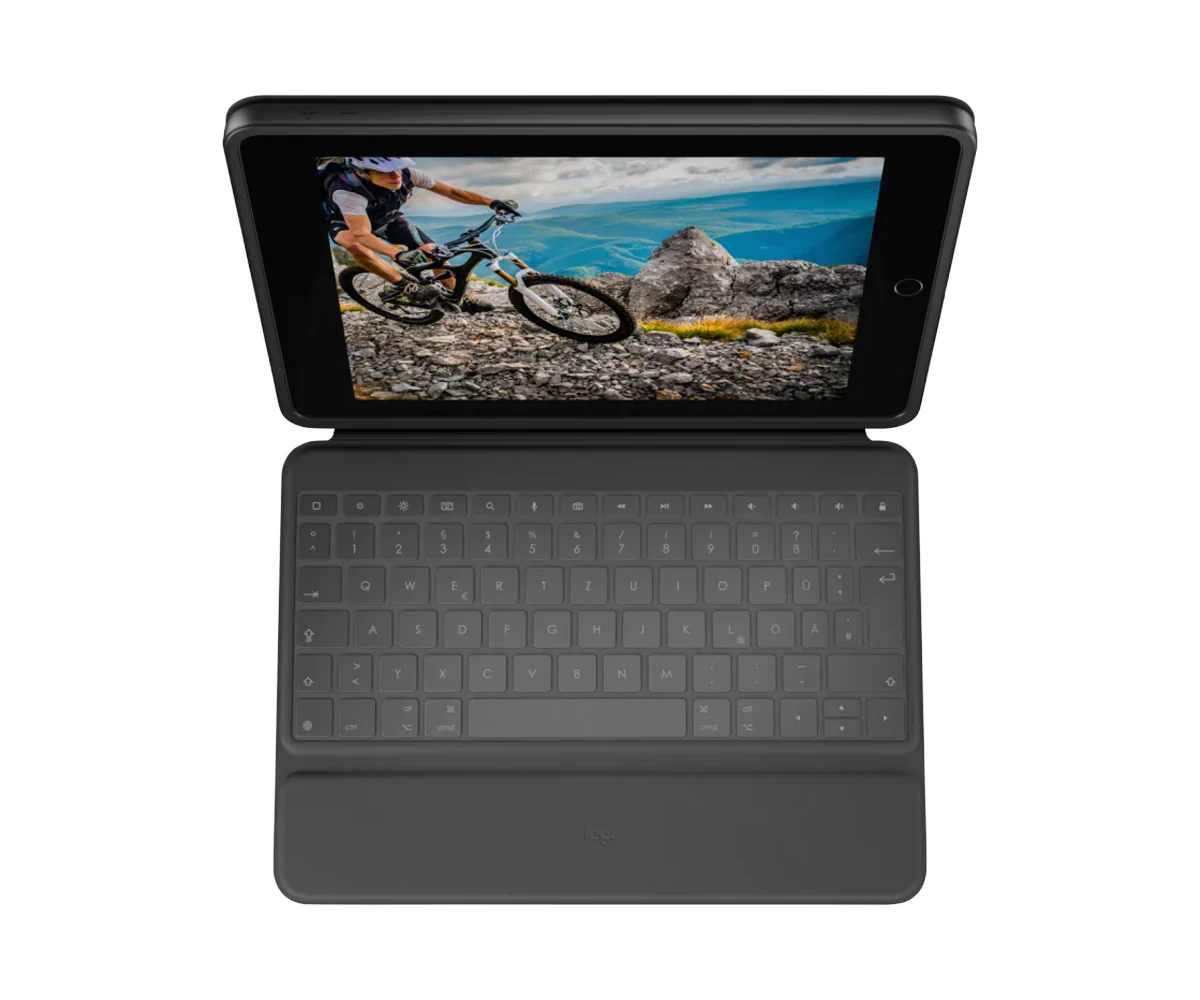 Logitech Rugged Folio - Keyboard Case voor iPad (A16/10e gen.) - FR (Azerty) - Image 2