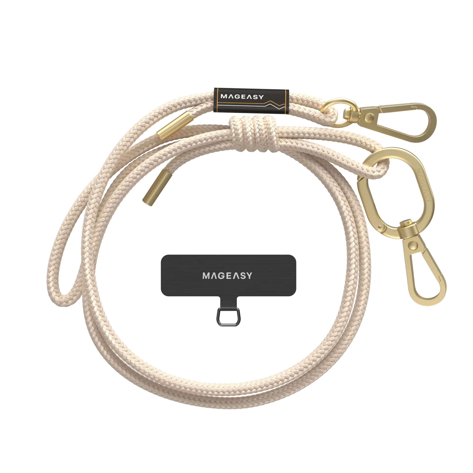MagEasy Lanyard Strap 6mm - Beige - Image 2